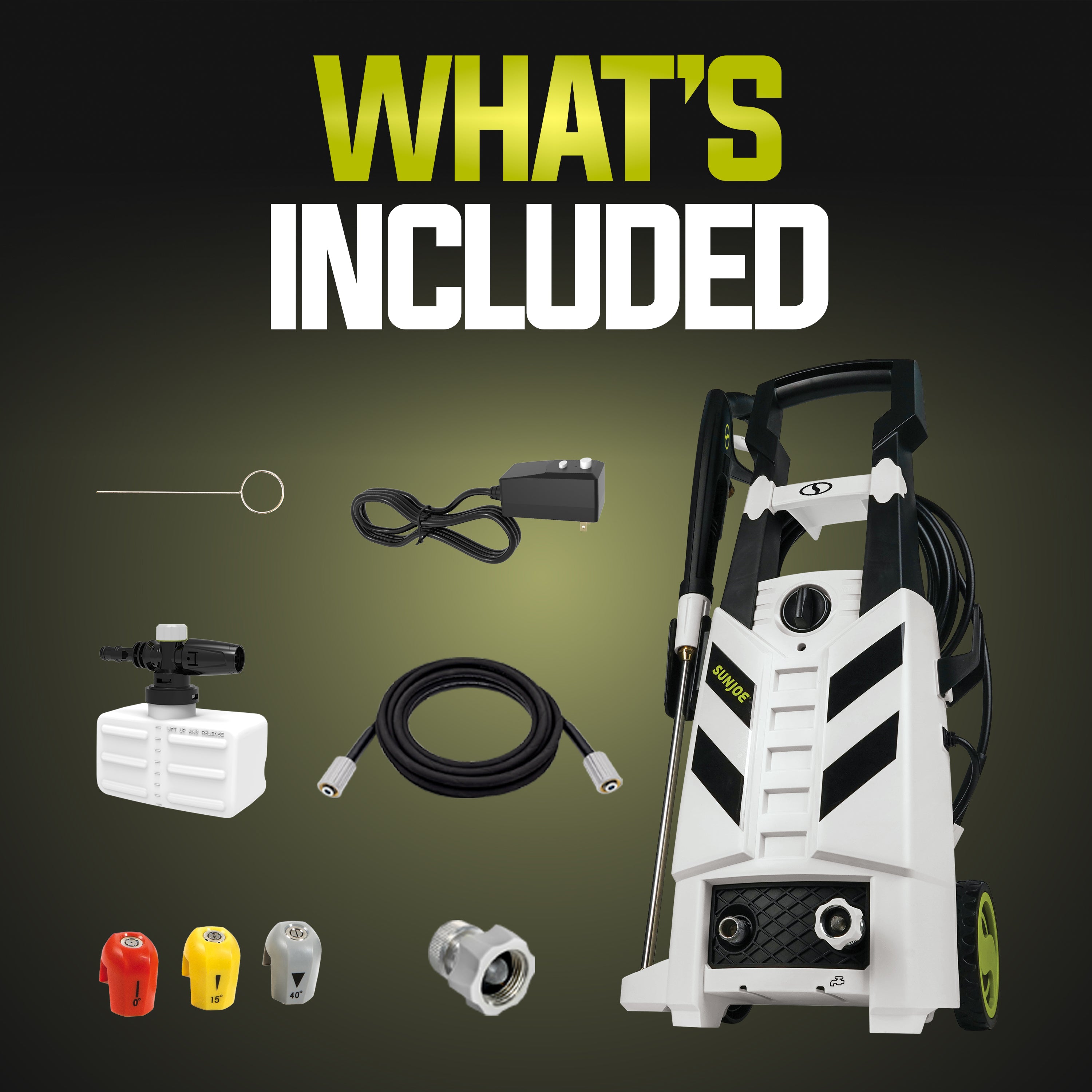 Sun Joe SPX2790-MAX Electric Pressure Washer | 2200 PSI Rated Pressure | Included Foam Cannon