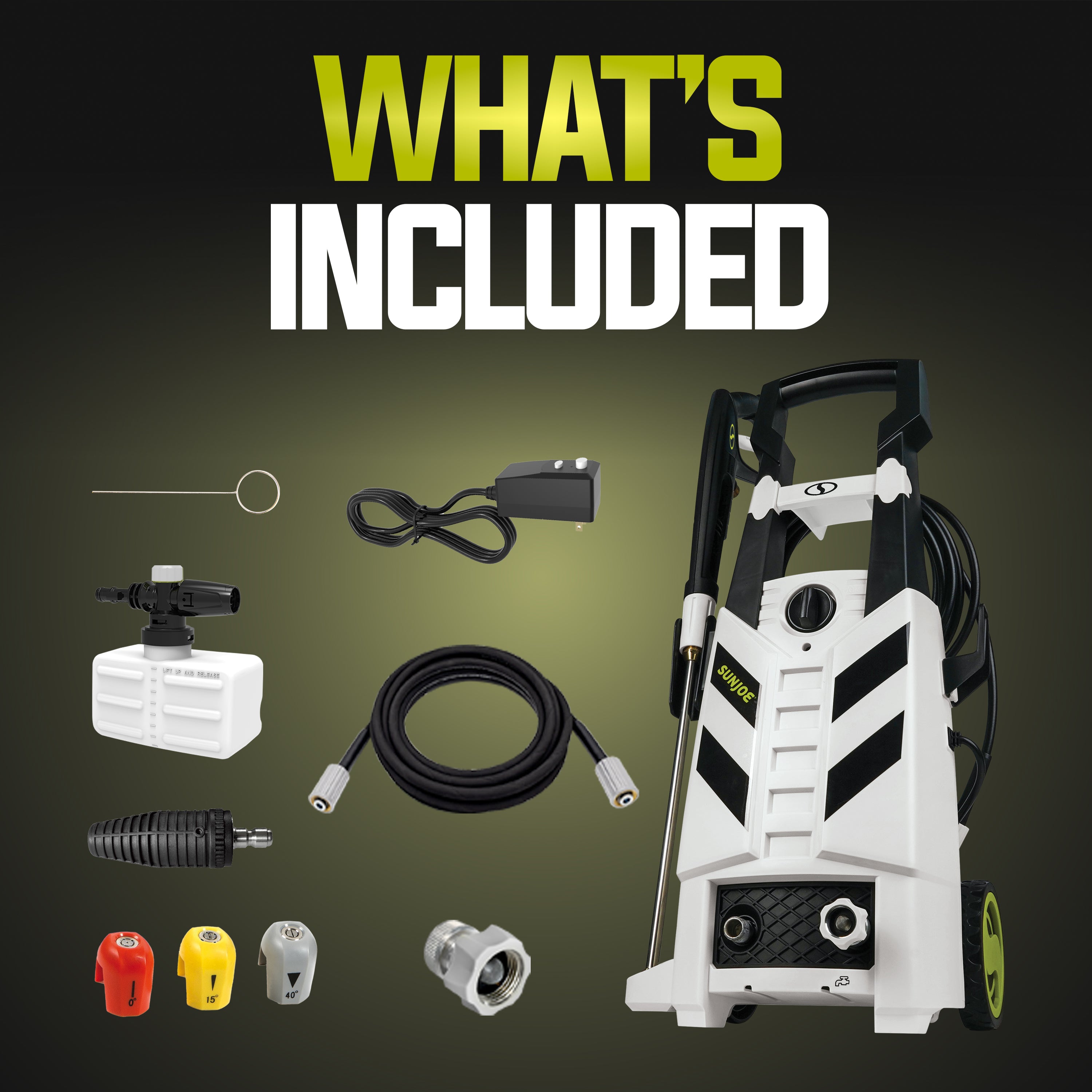 Sun Joe Certified Rated 2200 PSI Electric Pressure Washer | 1.1 GPM Ra