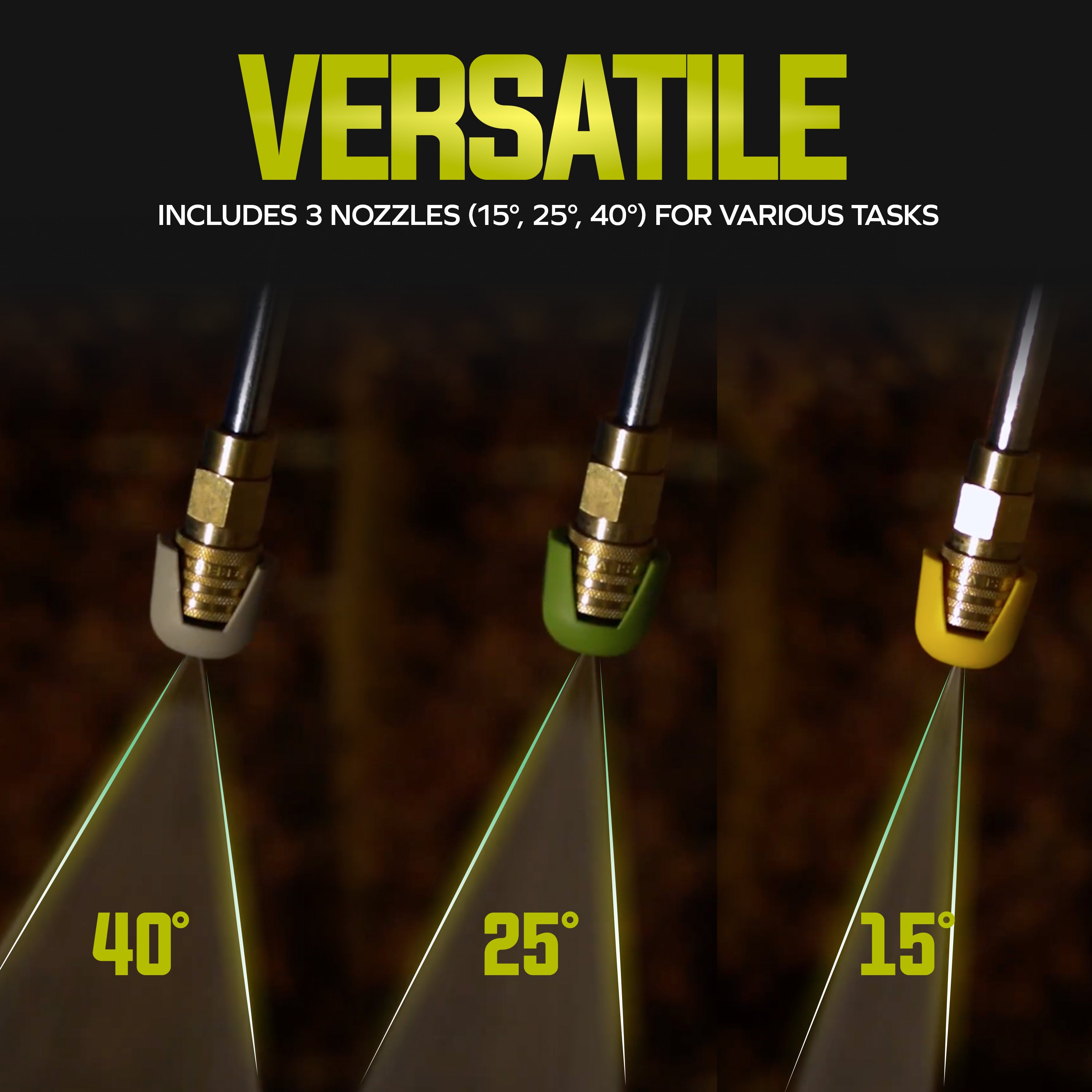 Sun Joe Electric Pressure Washer W/ Wheels | 8-Pc Accessory Kit + 3-Pack Detergent | 14.9-Amp | 2200 Rated PSI | 1.1 Rated GPM