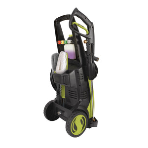 Rear-angled view of the Sun Joe 13-amp 2200 PSI Extreme Clean Electric Pressure Washer.