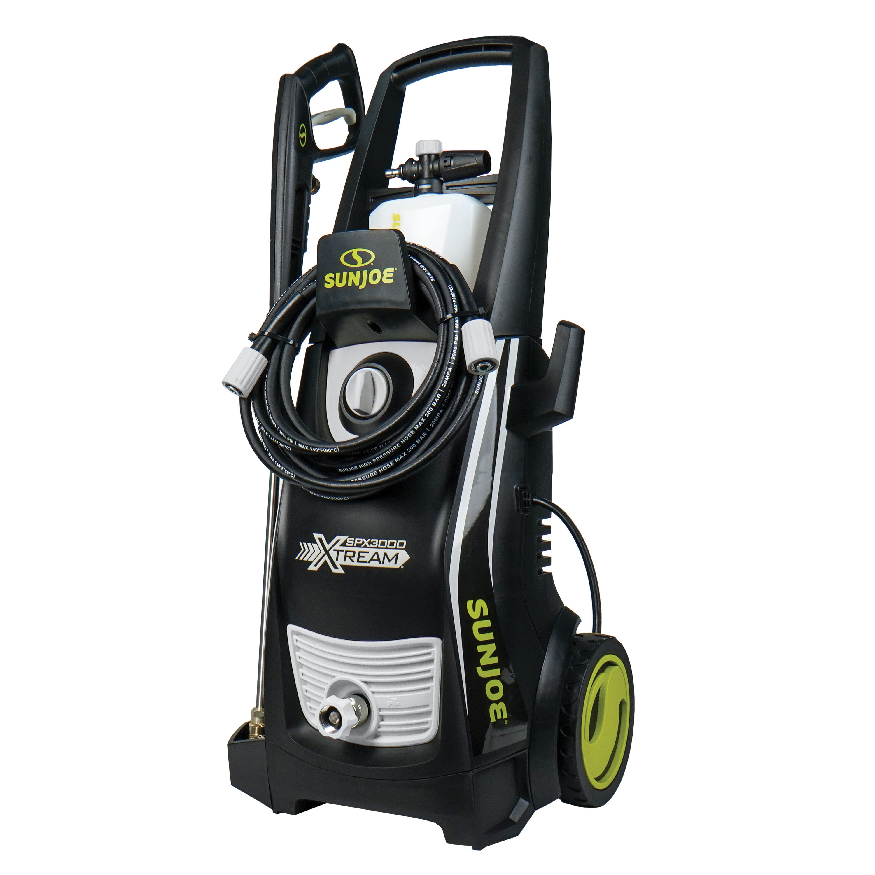 Sun Joe SPX3000® -XT XTREAM Clean Electric Pressure Washer | 13-Amp | XTREAM Triple Action Power | Brass Fittings