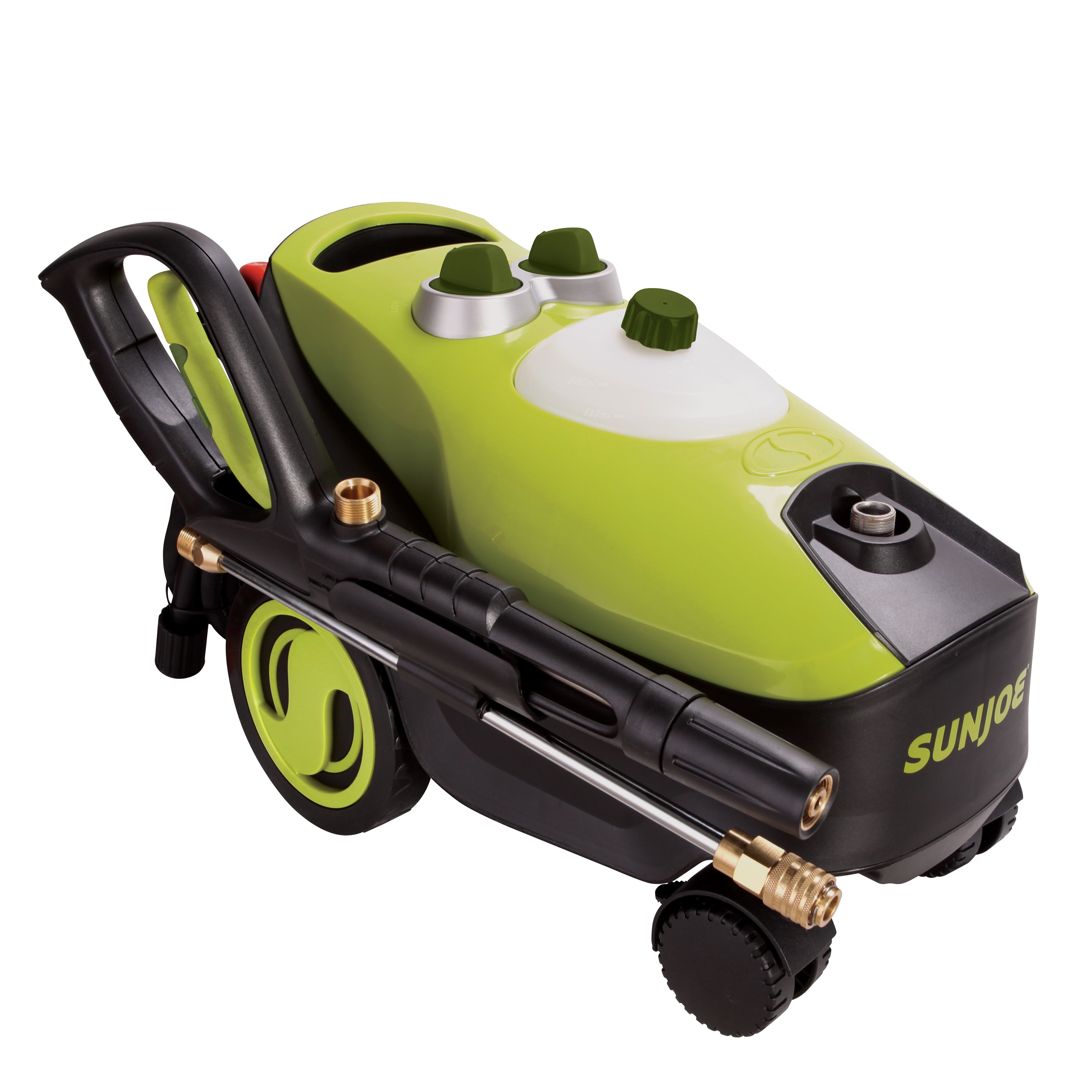 Angled view of the Sun Joe 14.5-amp 2030 PSI Portable Electric Pressure Washer.