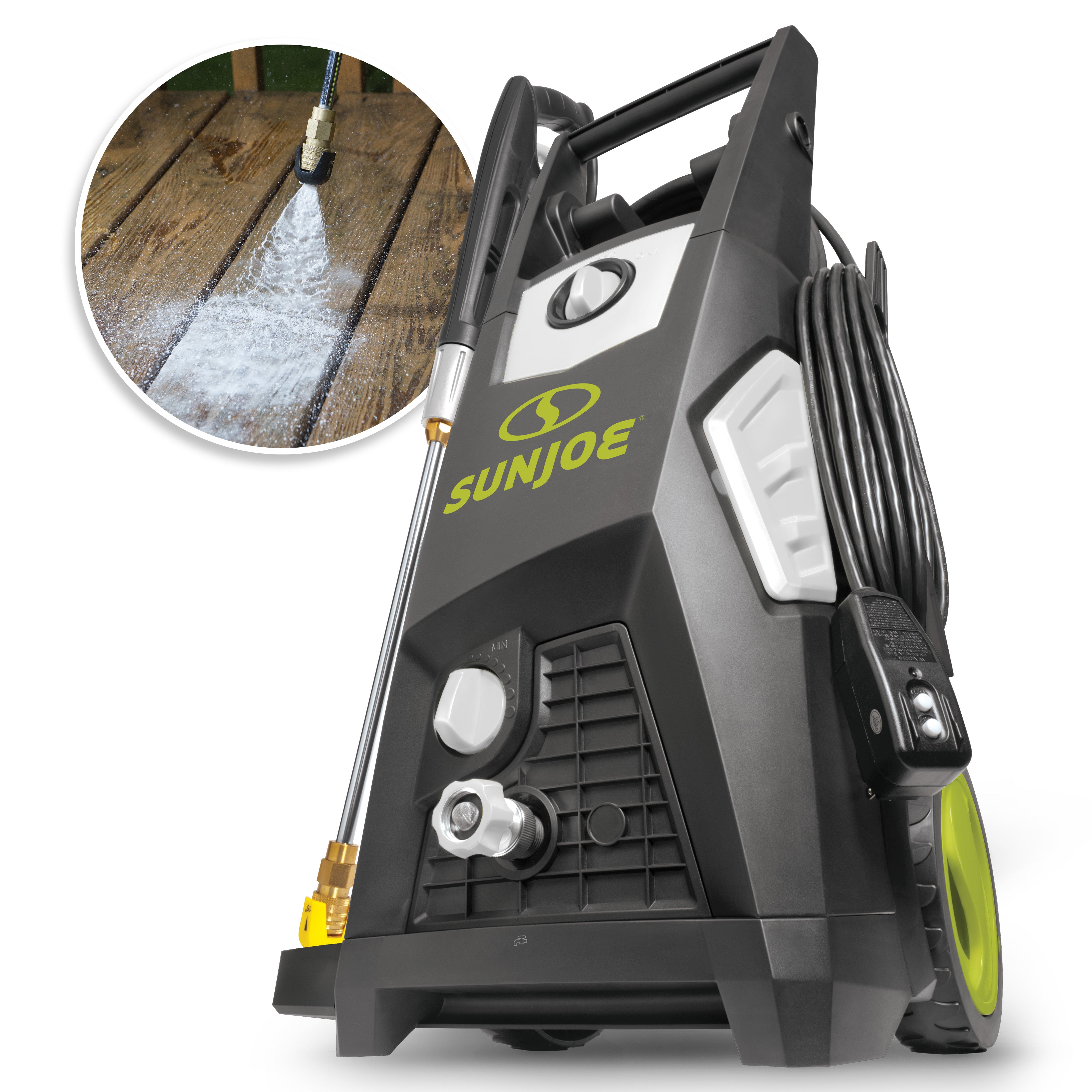 Sun Joe SPX3500 Certified Rated 2000 PSI Electric Pressure Washer | 1.1 Rated GPM | 14.9-Amp | Brushless Induction