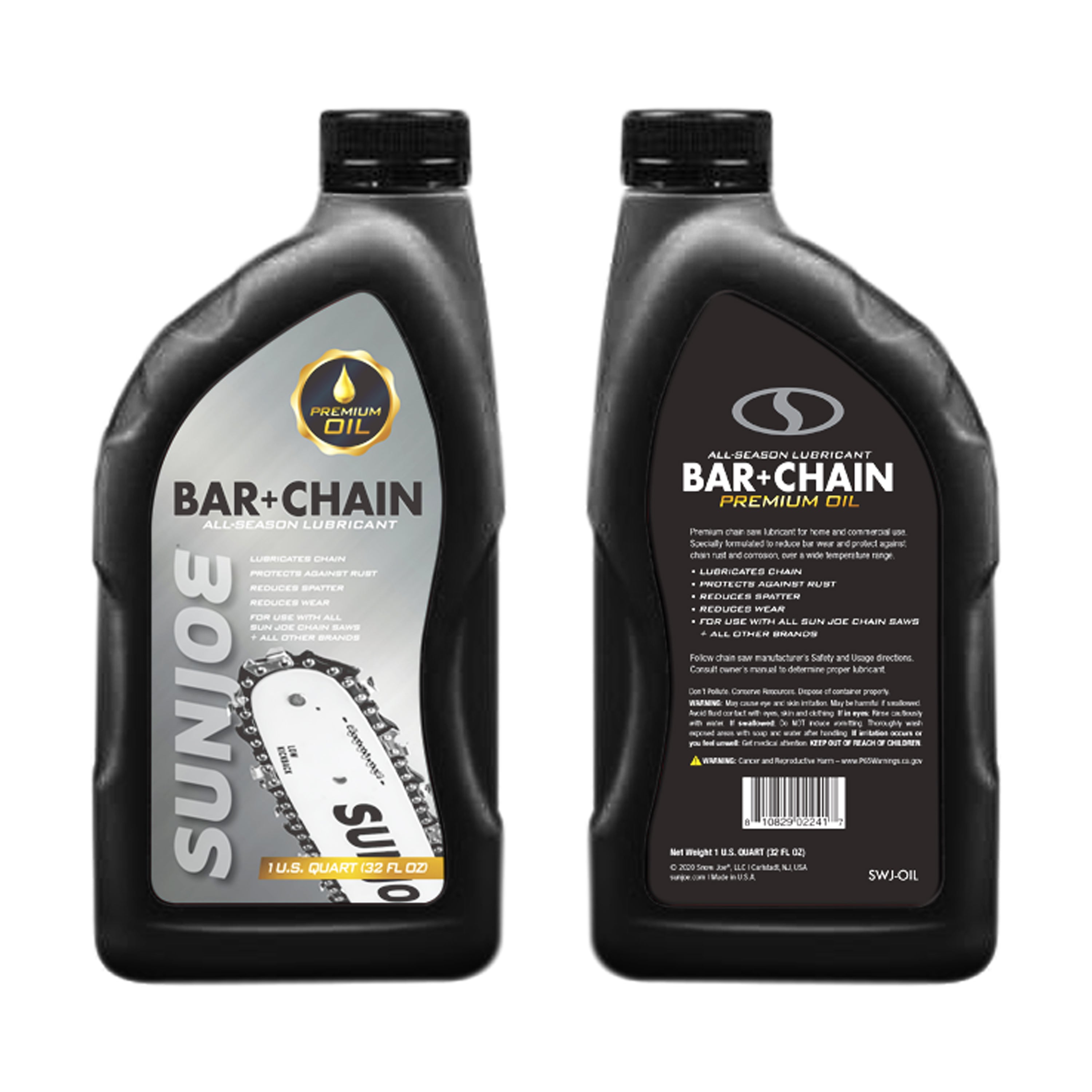 Sun joe chainsaw oil hotsell