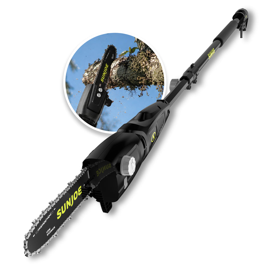 Sun Joe SWJ800E-GO electric telescoping pole chain saw