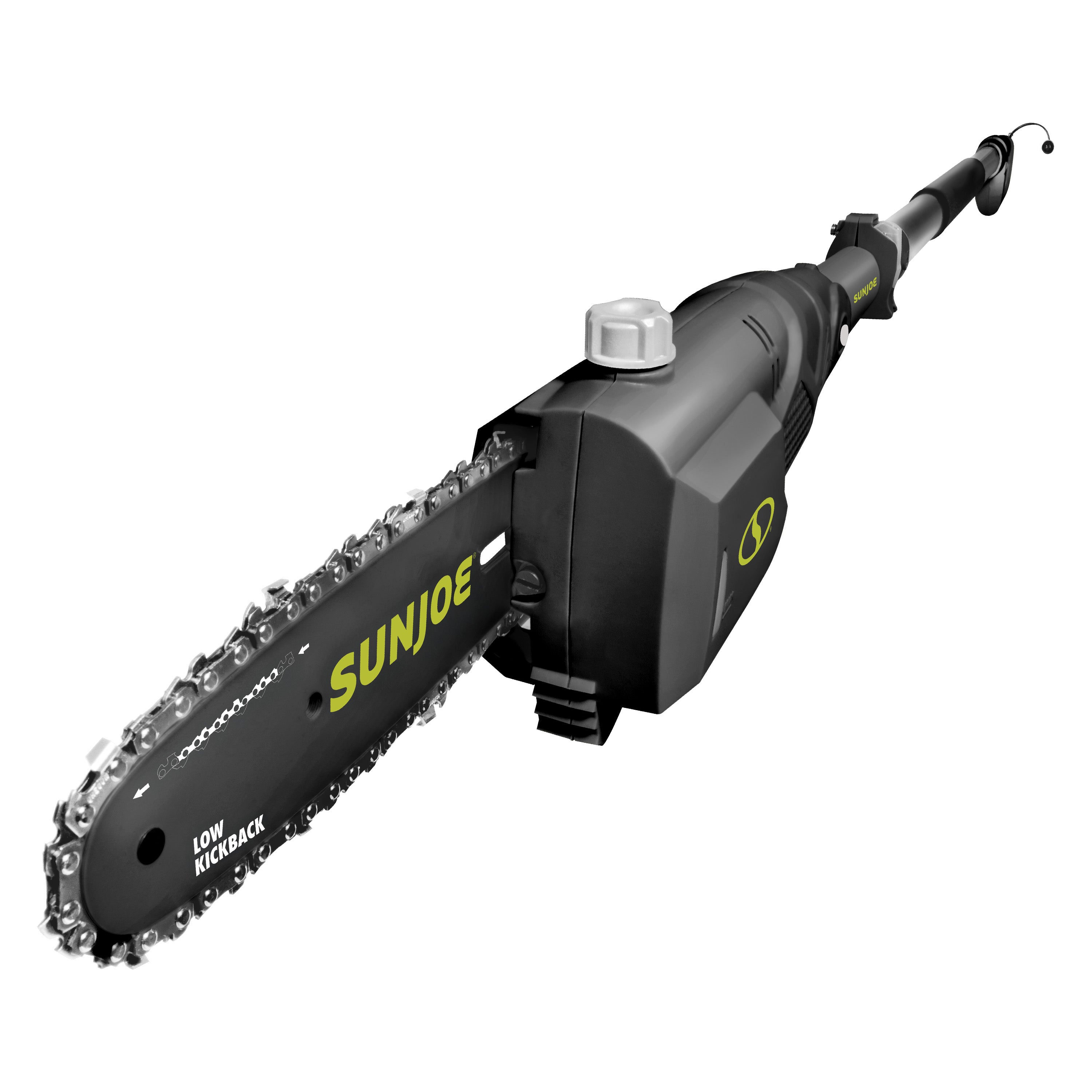 Sun Joe SWJ802E Electric Multi-Angle Pole Chain Saw | 8 inch | 6.5 Amp (Green)