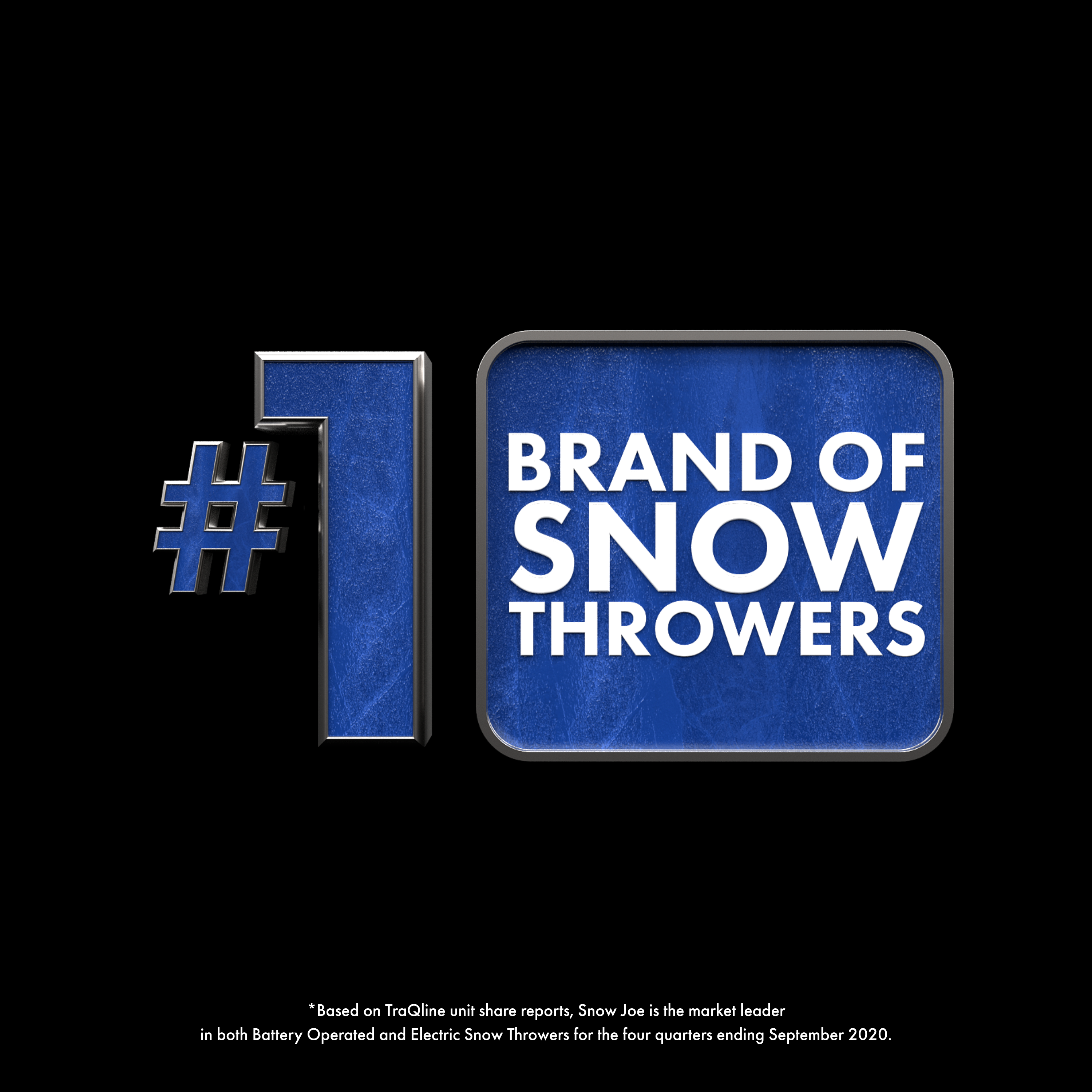 Snow Joe has the number 1 brand of snow throwers.