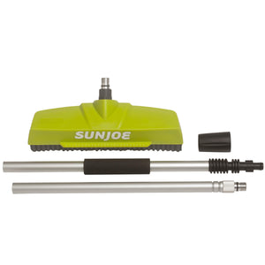 Unassembled Sun Joe Power Scrubbing Broom Pressure Washer Attachment.