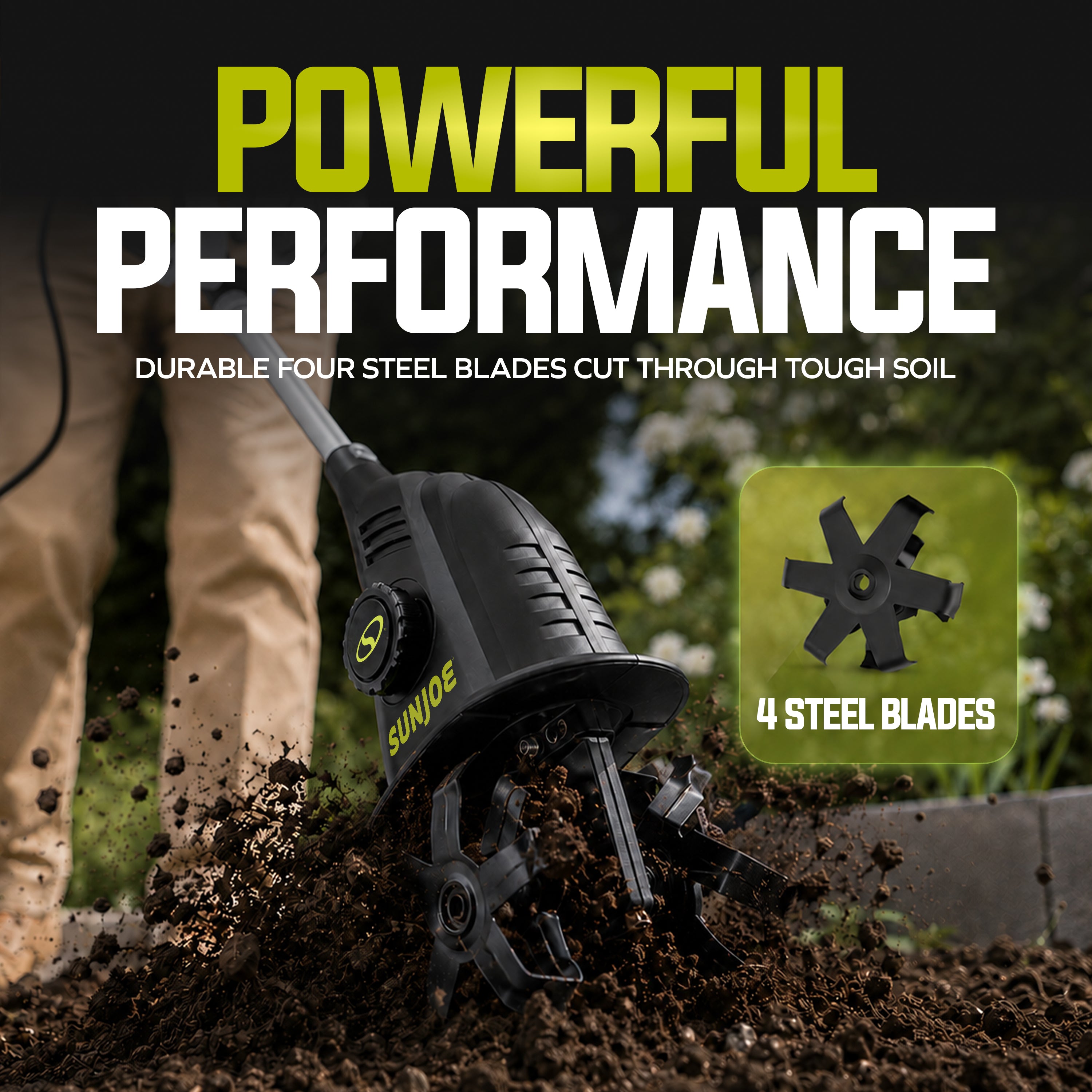 Hoàng Vũ Sun Joe Aardvark 2.5-AMP Electric Cultivator TJ599E