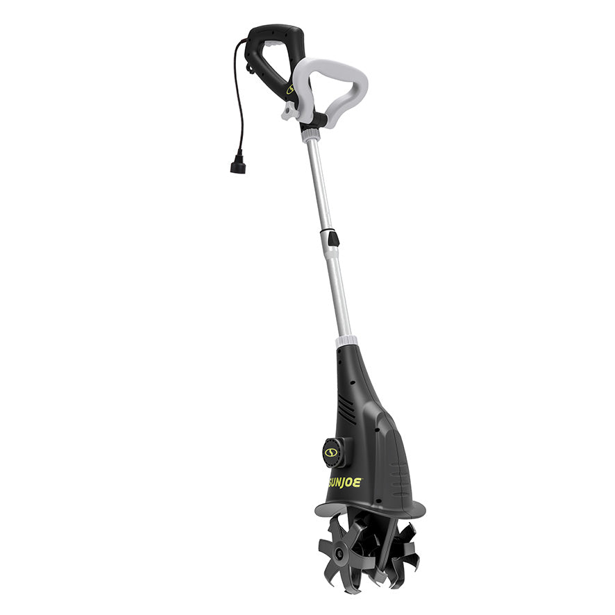 Sun Joe TJ599E Electric Garden Cultivator | 6.3-inch | 2.5-Amp | Adjustable Shaft