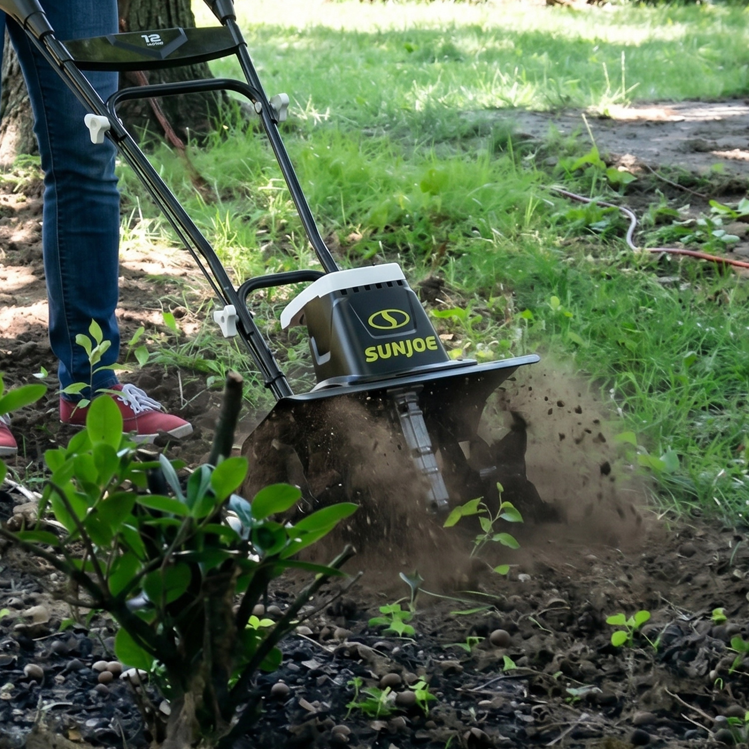 Sun-Joe-16-inch-12-AMP-Electric-Garden-Tiller/Cultivator---TJ603E