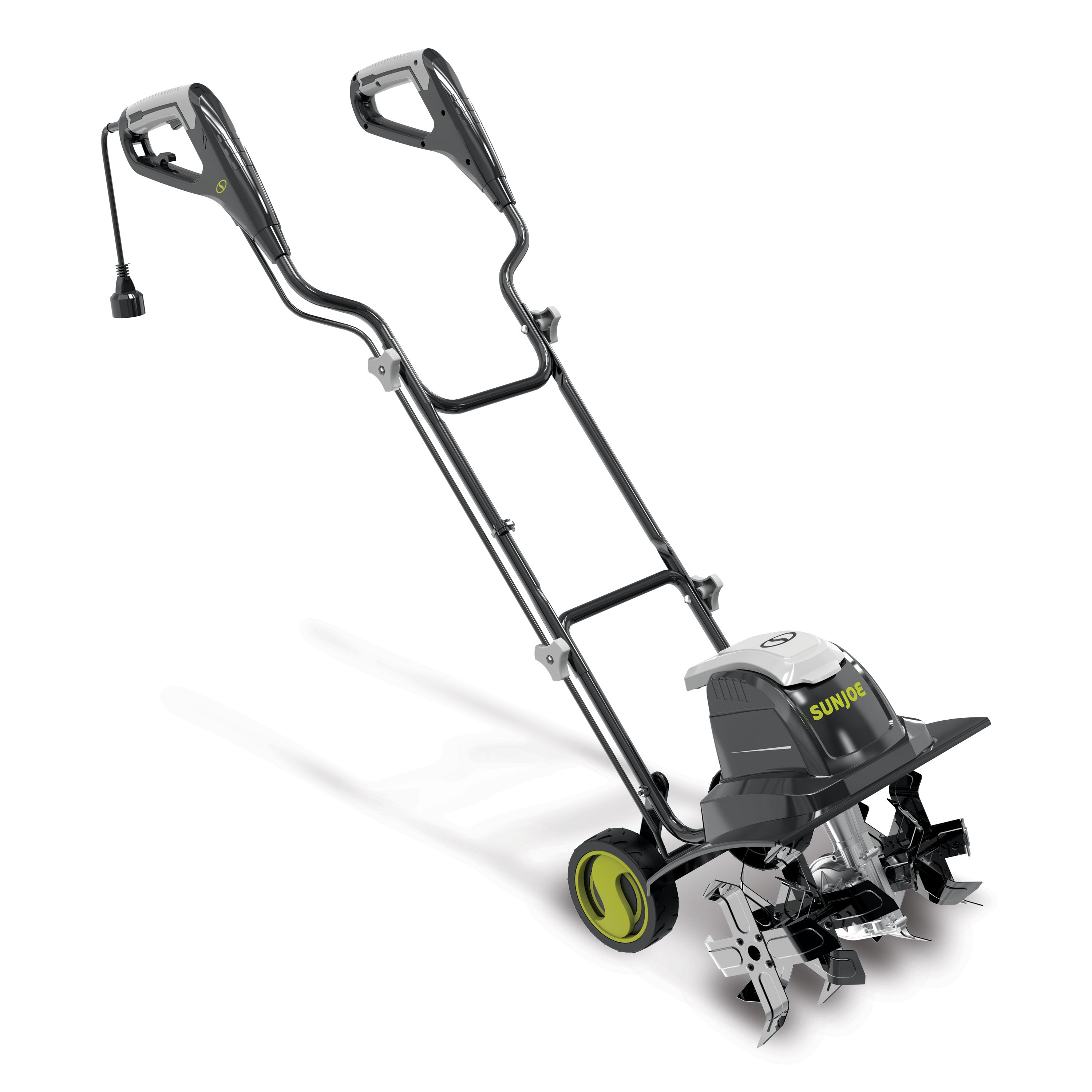 Sun Joe Electric Tiller + Cultivator | 15.7-inch | 15-Amp | 4-Position Height Adjustment