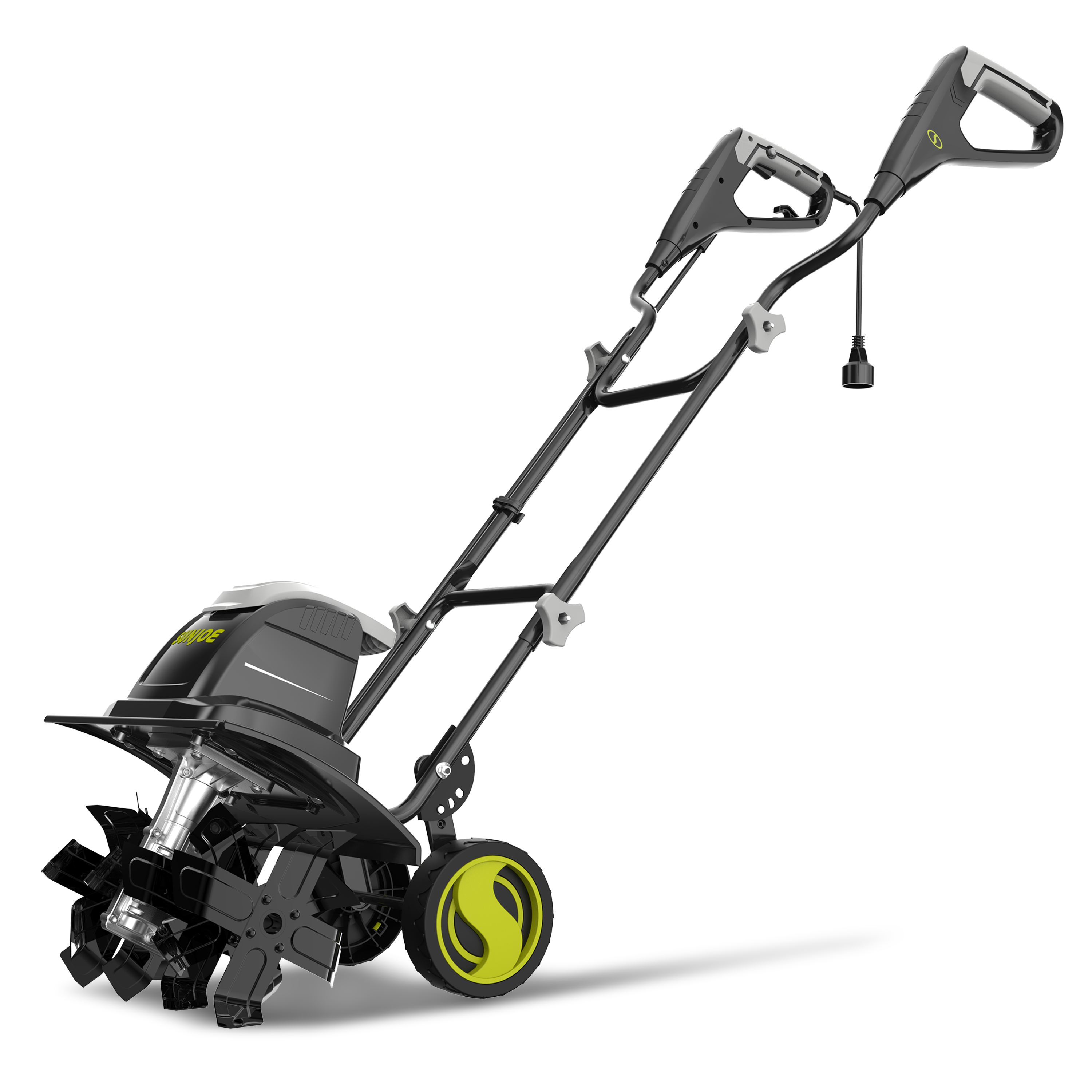 Sun Joe Electric Tiller + Cultivator | 15.7-inch | 15-Amp | 4-Position Height Adjustment