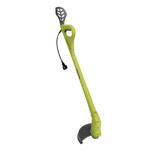 Left-angled view of the Sun Joe 2.8-amp 10-inch Electric String Grass Trimmer.