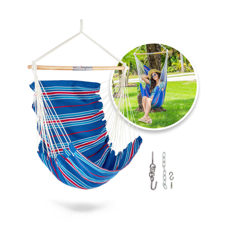 club hängematte Bliss Hammocks WM-412F_2 Fabric Hammock Chair W/ Spreader Bar