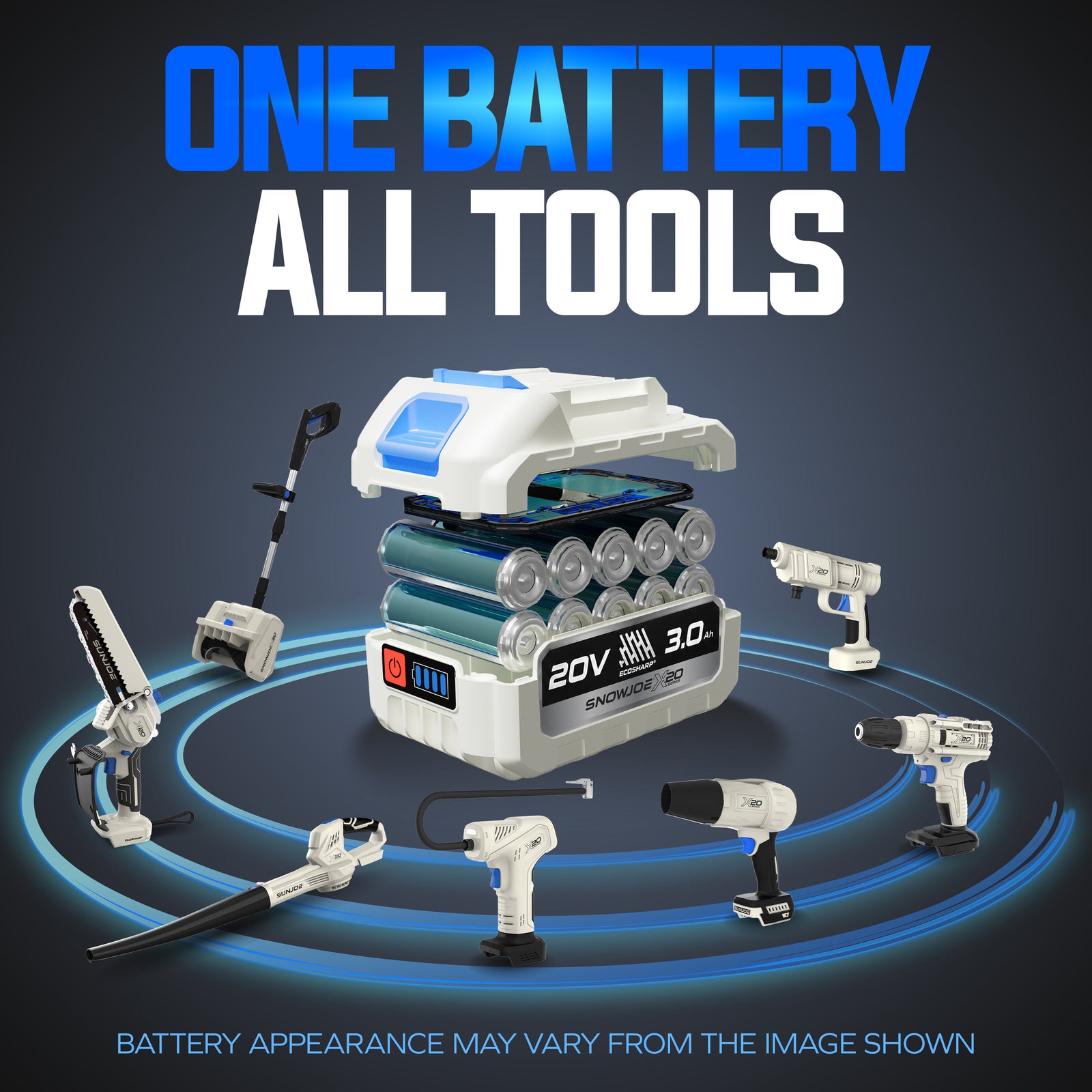 Auto Joe X20 ECOSHARP battery platform