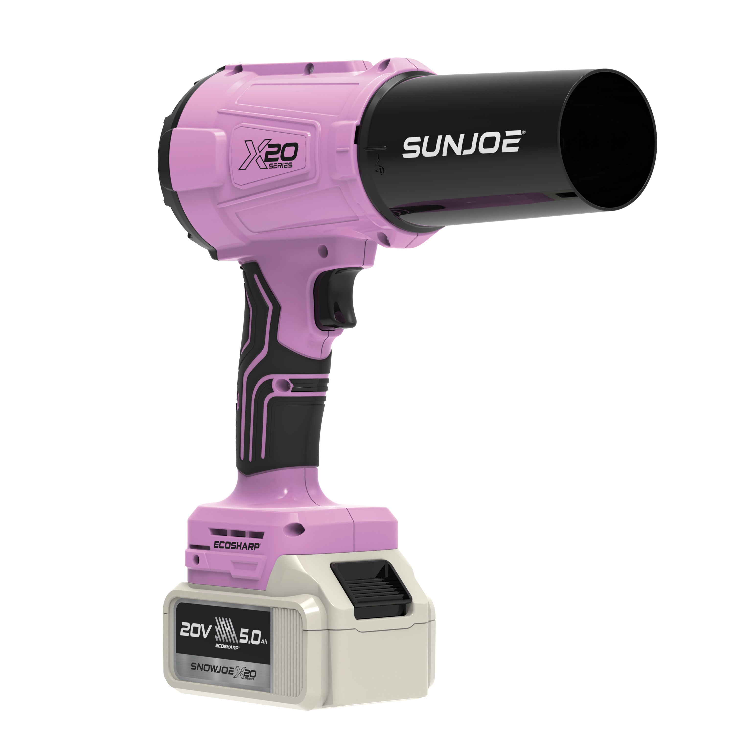 Sun Joe 20-Volt ECOSHARP Cordless X20 Handheld Turbo Blower | 2 Nozzle