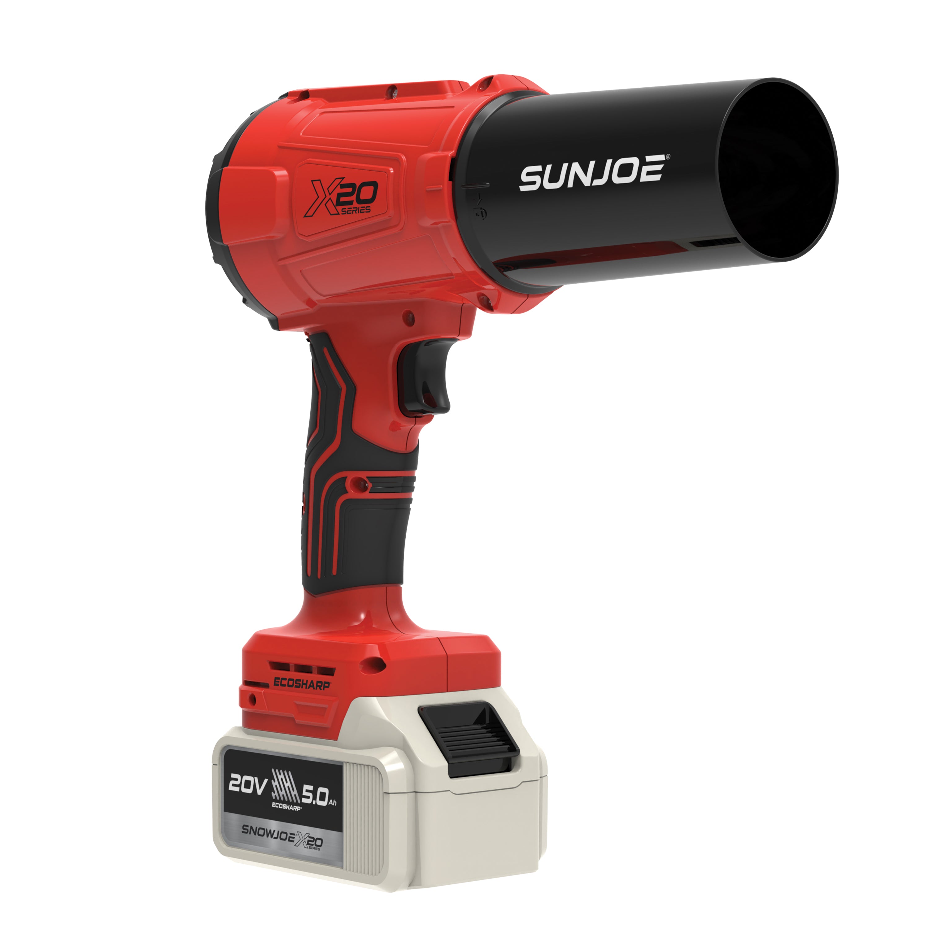 Sun Joe 20-Volt ECOSHARP Cordless X20 Handheld Turbo Blower | 2 Nozzle