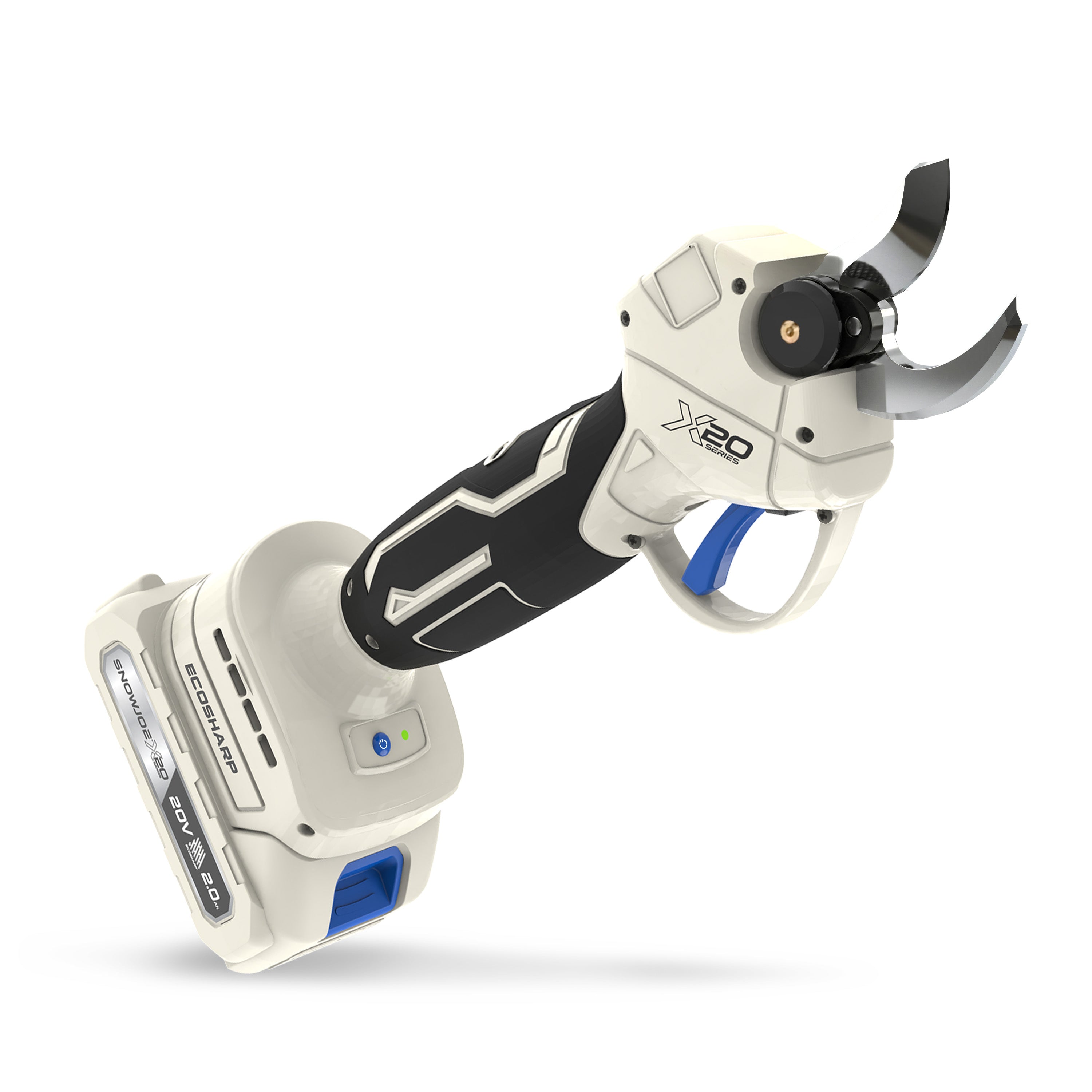 Sun Joe 20-Volt ECOSHARP Cordless X20 Pruner | Max 1.1-inch Cutting Capacity | W/ 2000 mAh Battery (2.0-Amp) + Charger