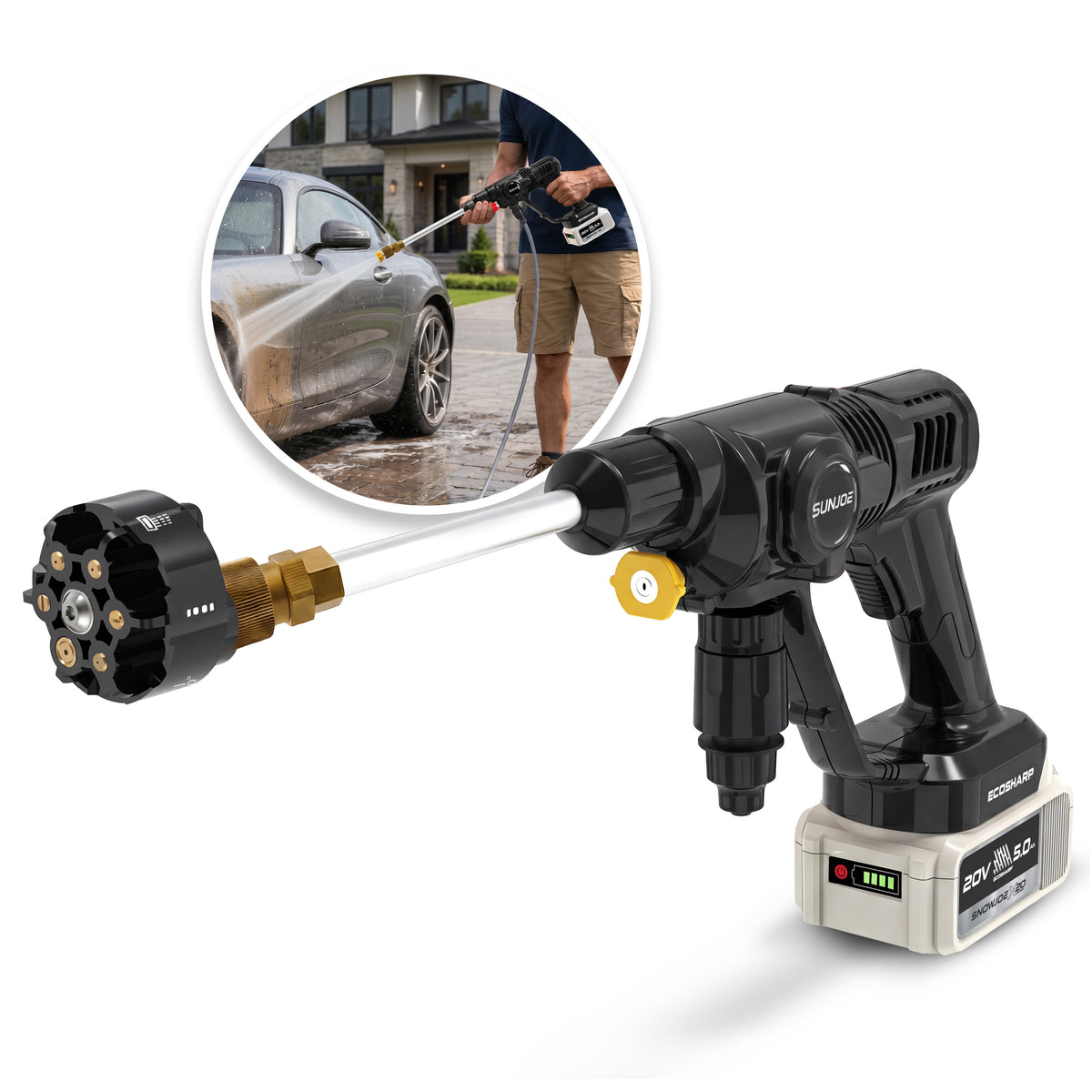 Sun Joe X20-PSC-5A cordless pressure sprayer