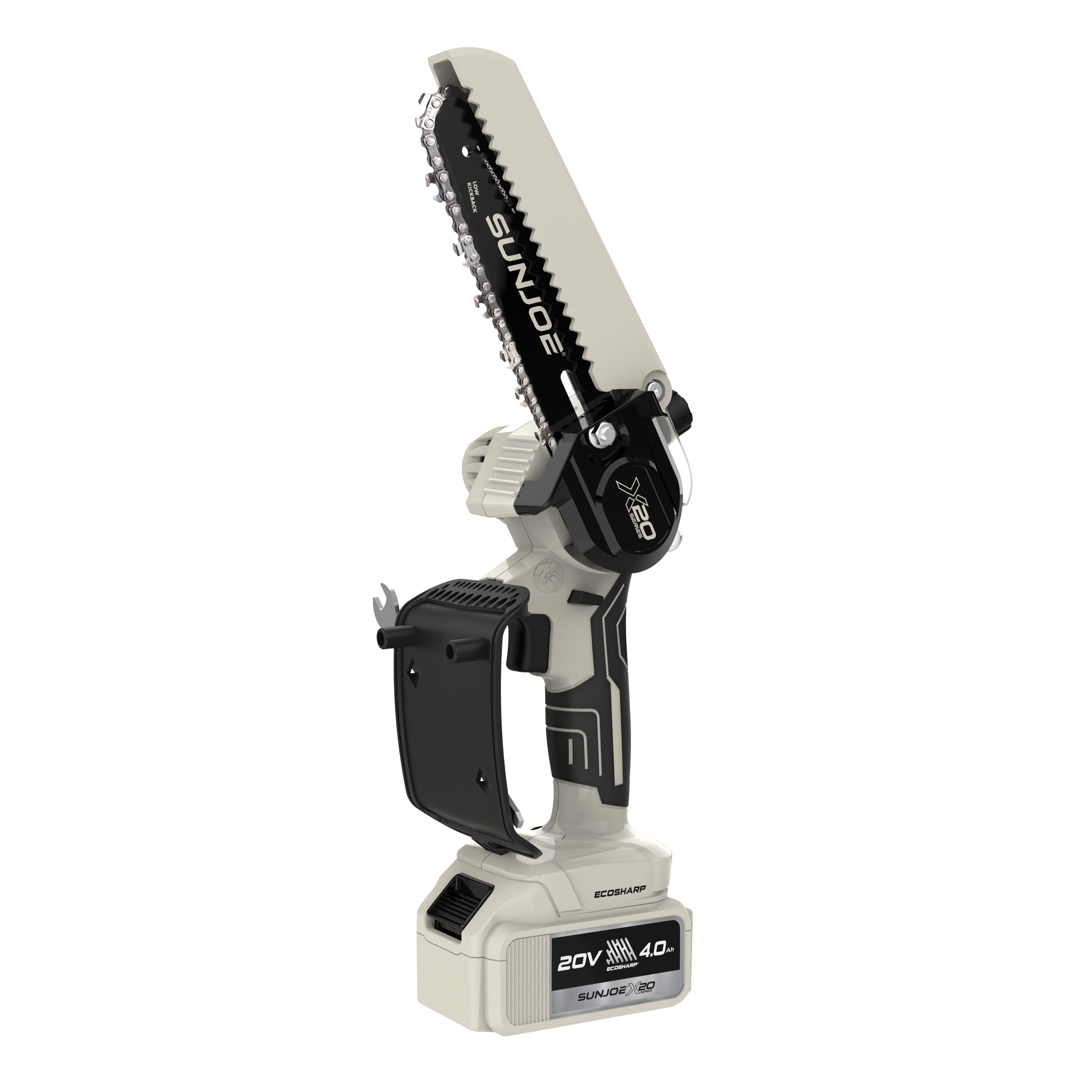 Sun Joe 20-Volt ECOSHARP Cordless X20 Handheld Pruning Saw | 6-inch | W/ 4.0-Ah Battery + Charger