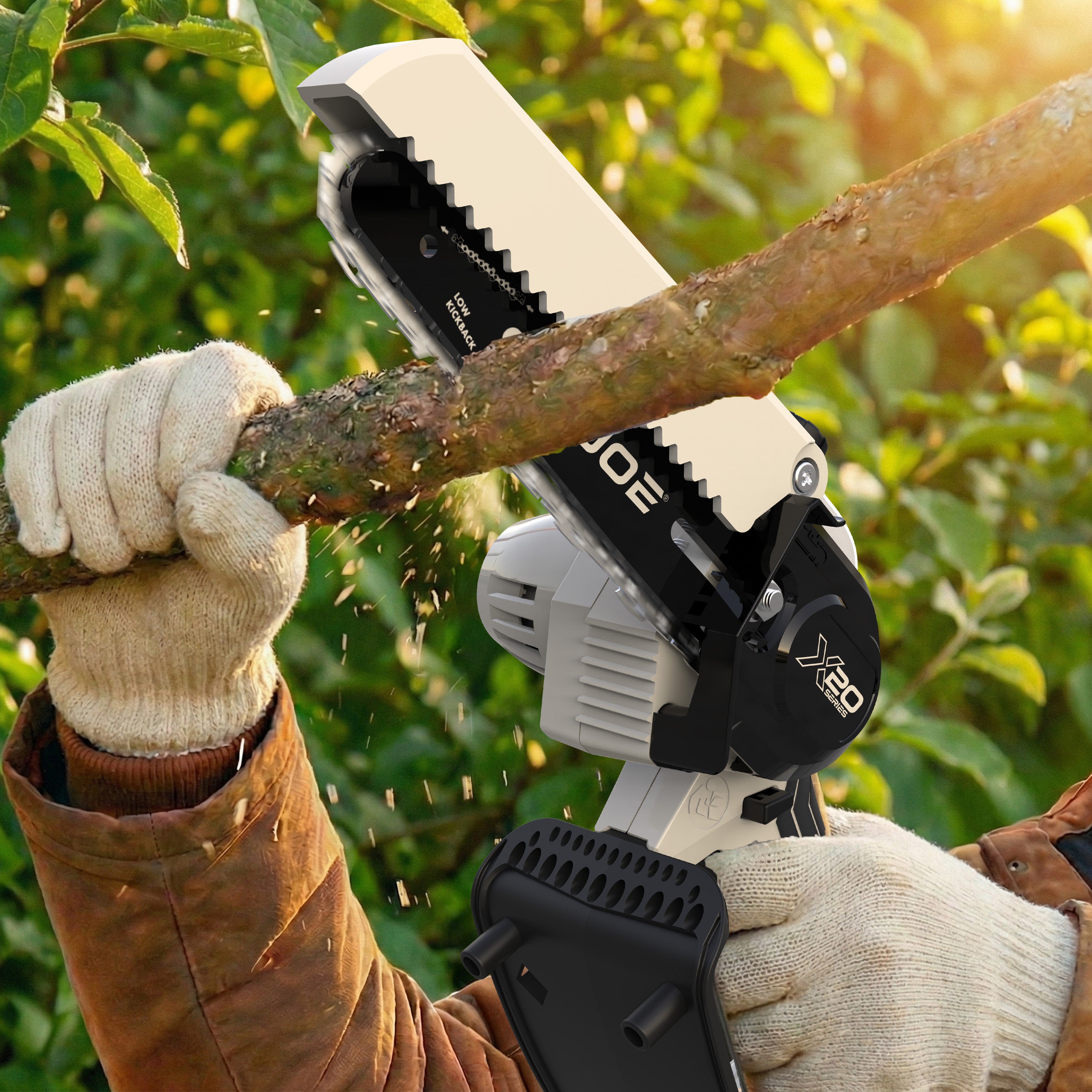 Sun Joe 20-Volt ECOSHARP Cordless X20 Handheld Pruning Saw | 6-inch | W/ 4.0-Ah Battery + Charger