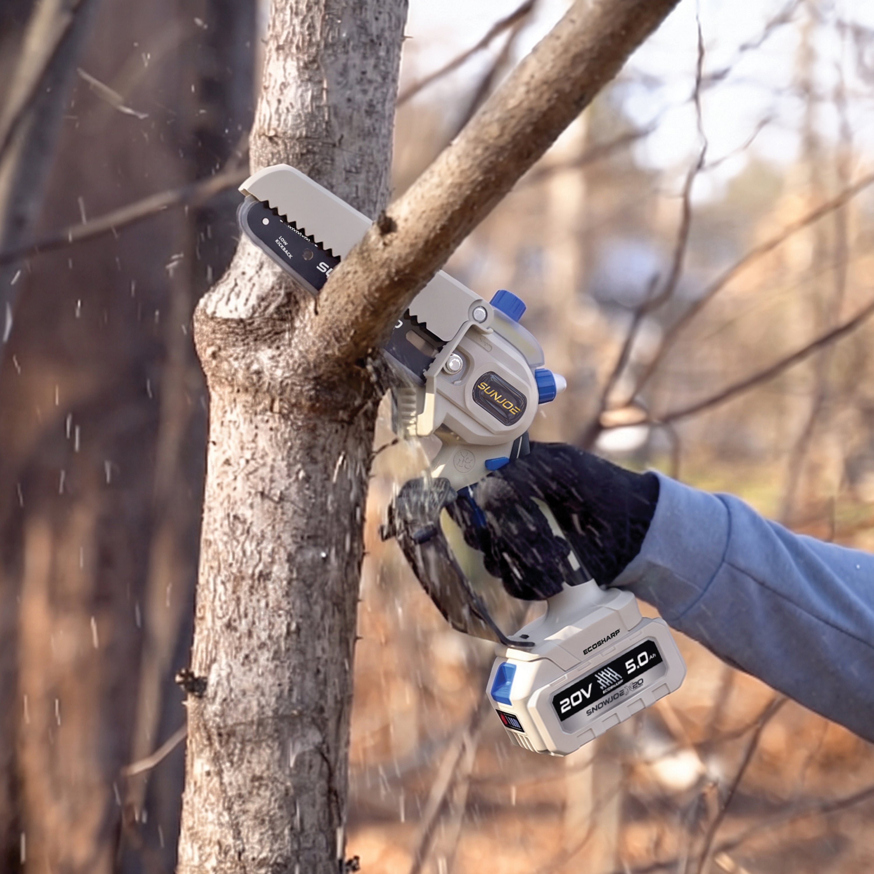 Sun Joe 20-Volt ECOSHARP Cordless X20 Handheld Pruning Saw | 6-inch |