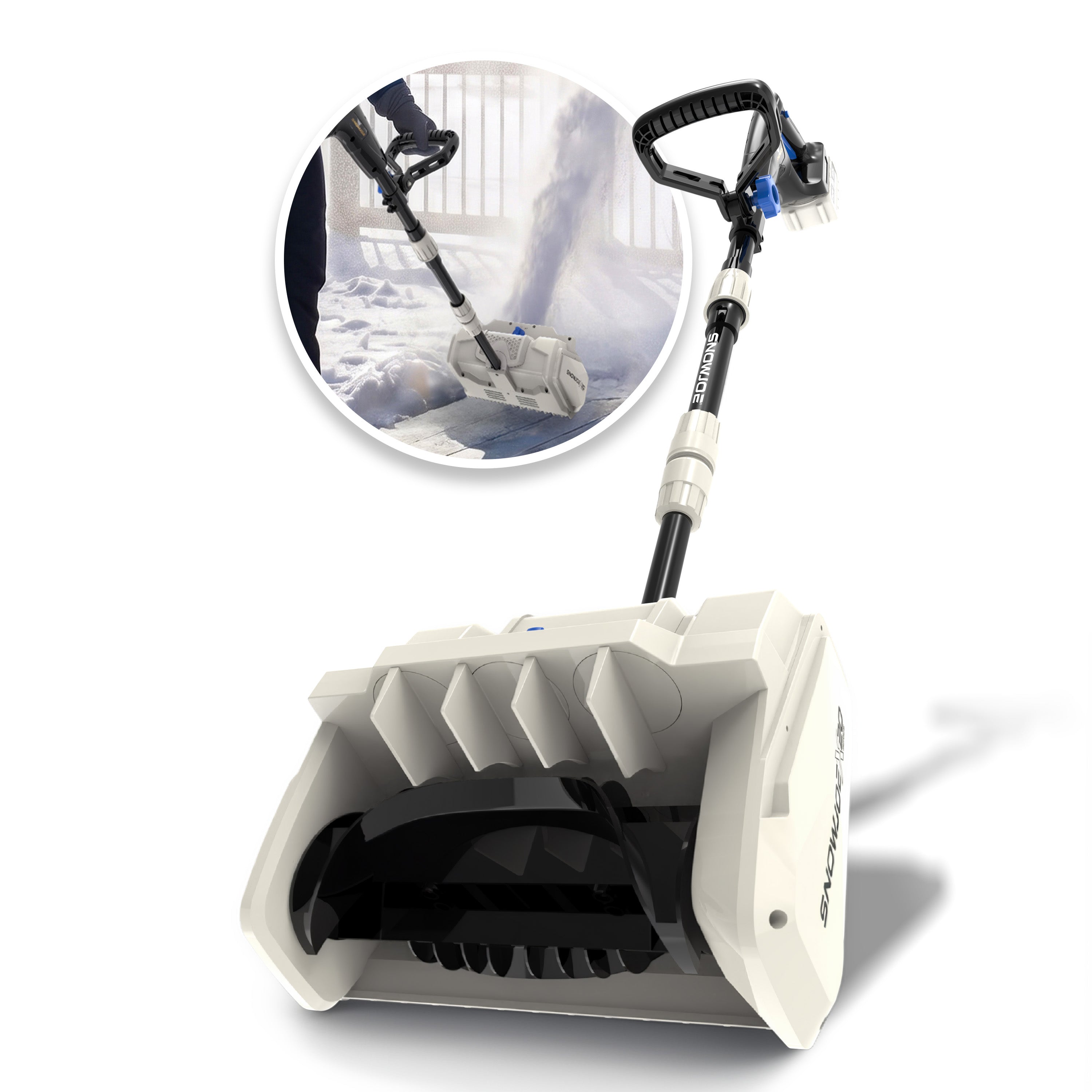 Snow Joe 20-Volt Cordless Snow Shovel Kit | Directional Chute | Brushless Motor | W/ 4.0-Ah Battery + Charger