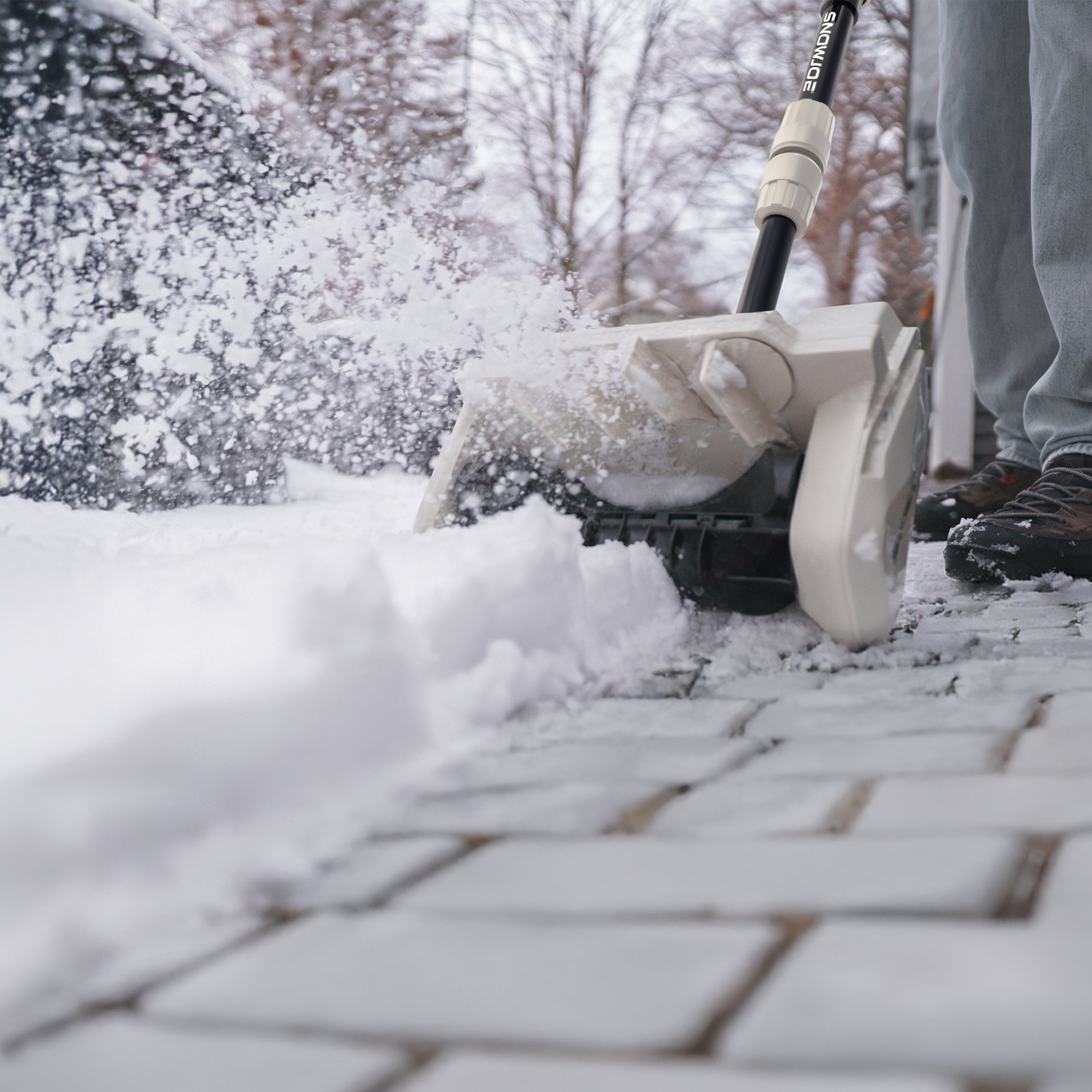 Snow Joe 20-Volt Cordless Snow Shovel Kit | Directional Chute | Brushl