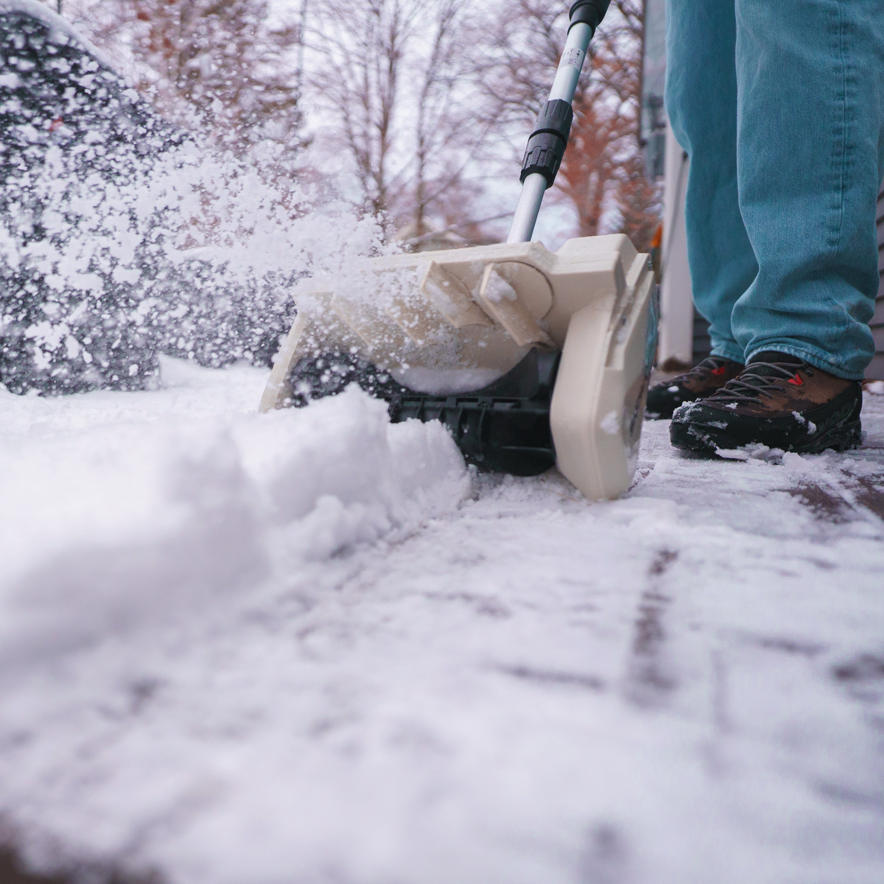 JOEWEEL DC-675 シザー Snow Joe 20-Volt Cordless Snow Shovel Kit | Directional Chute | Brushl