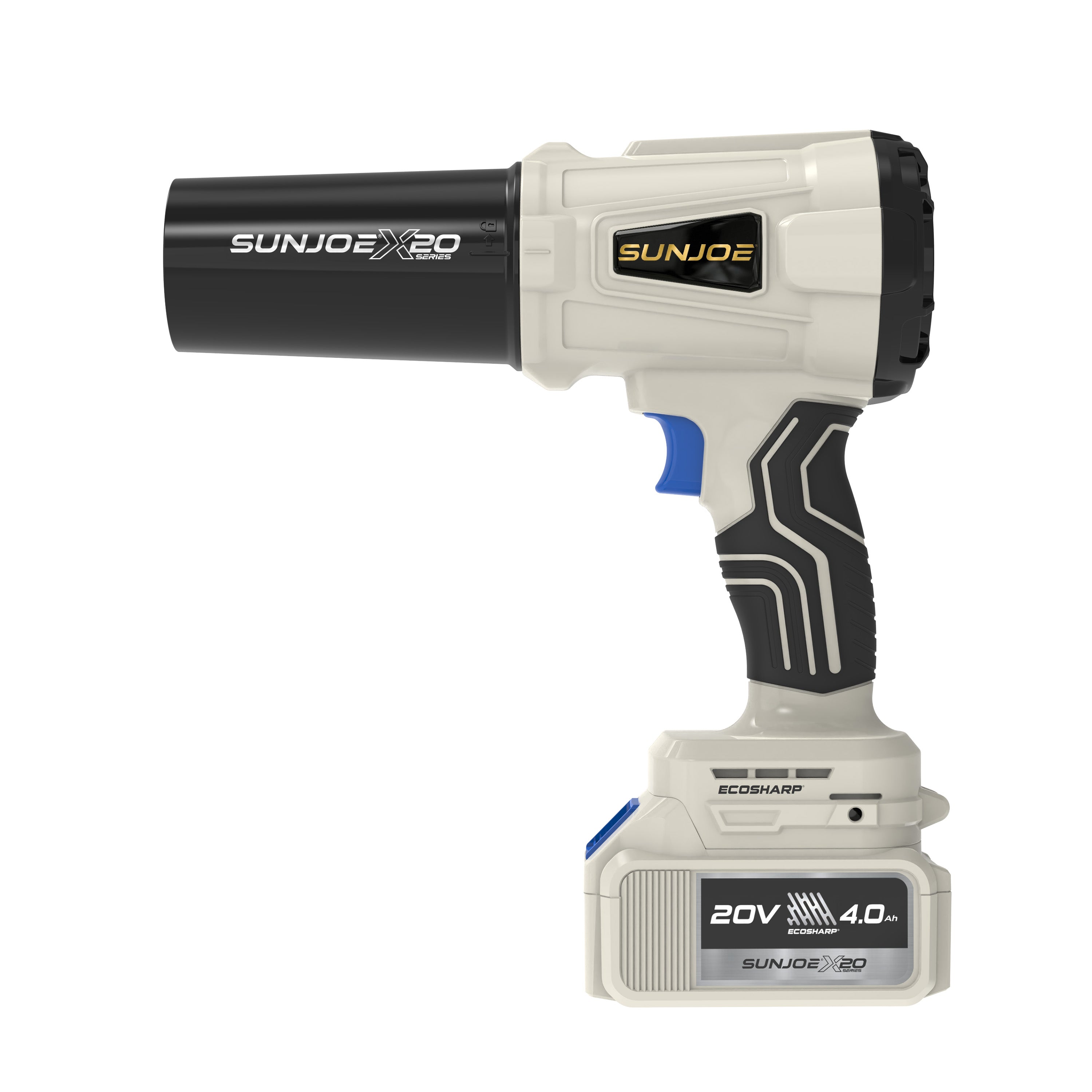 Sun Joe 20-Volt ECOSHARP Cordless X20 StormJet Handheld Turbo Blower |