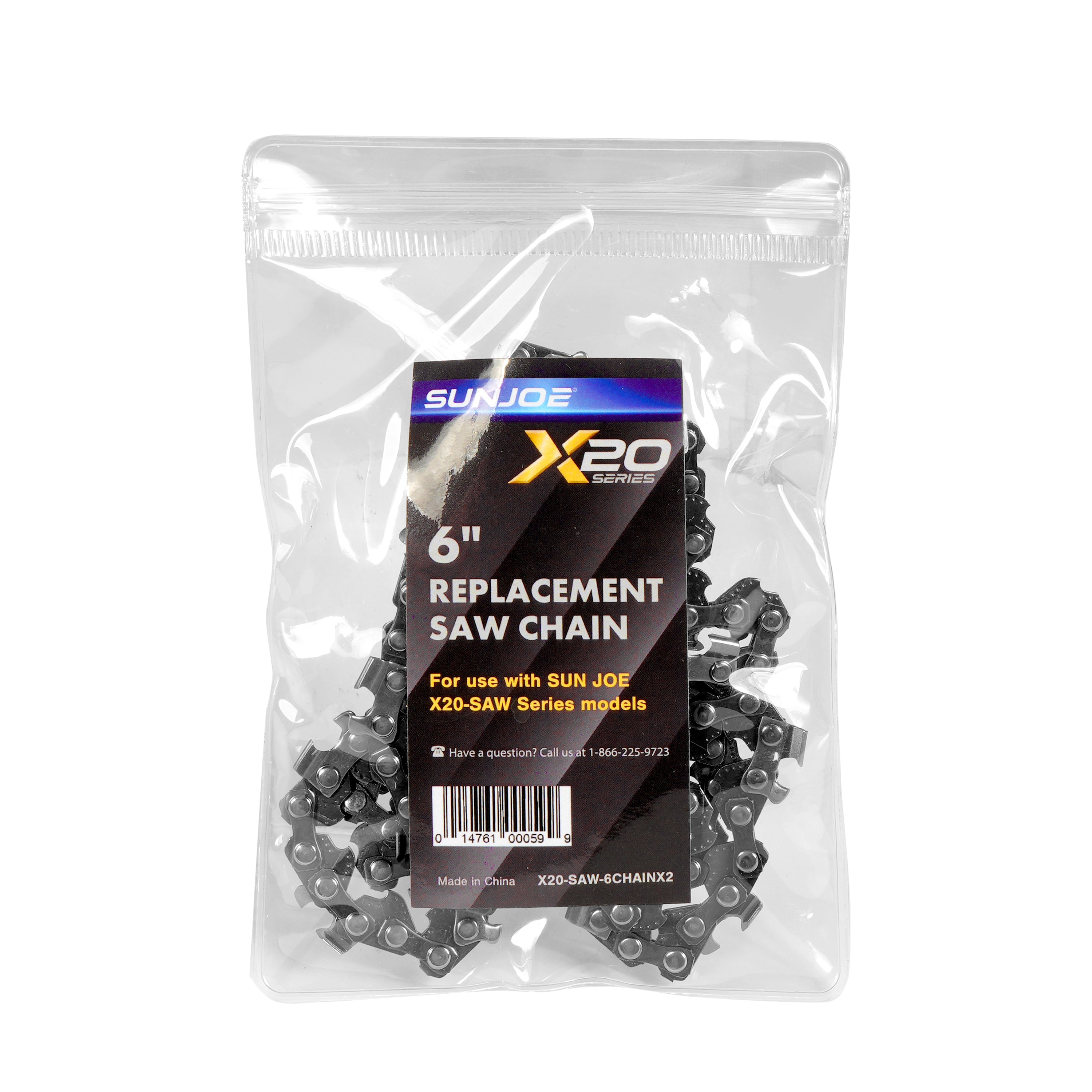 Sun Joe X20-SAW-6CHAINX2 6-Inch Replacement Saw Chain for X20-Series C