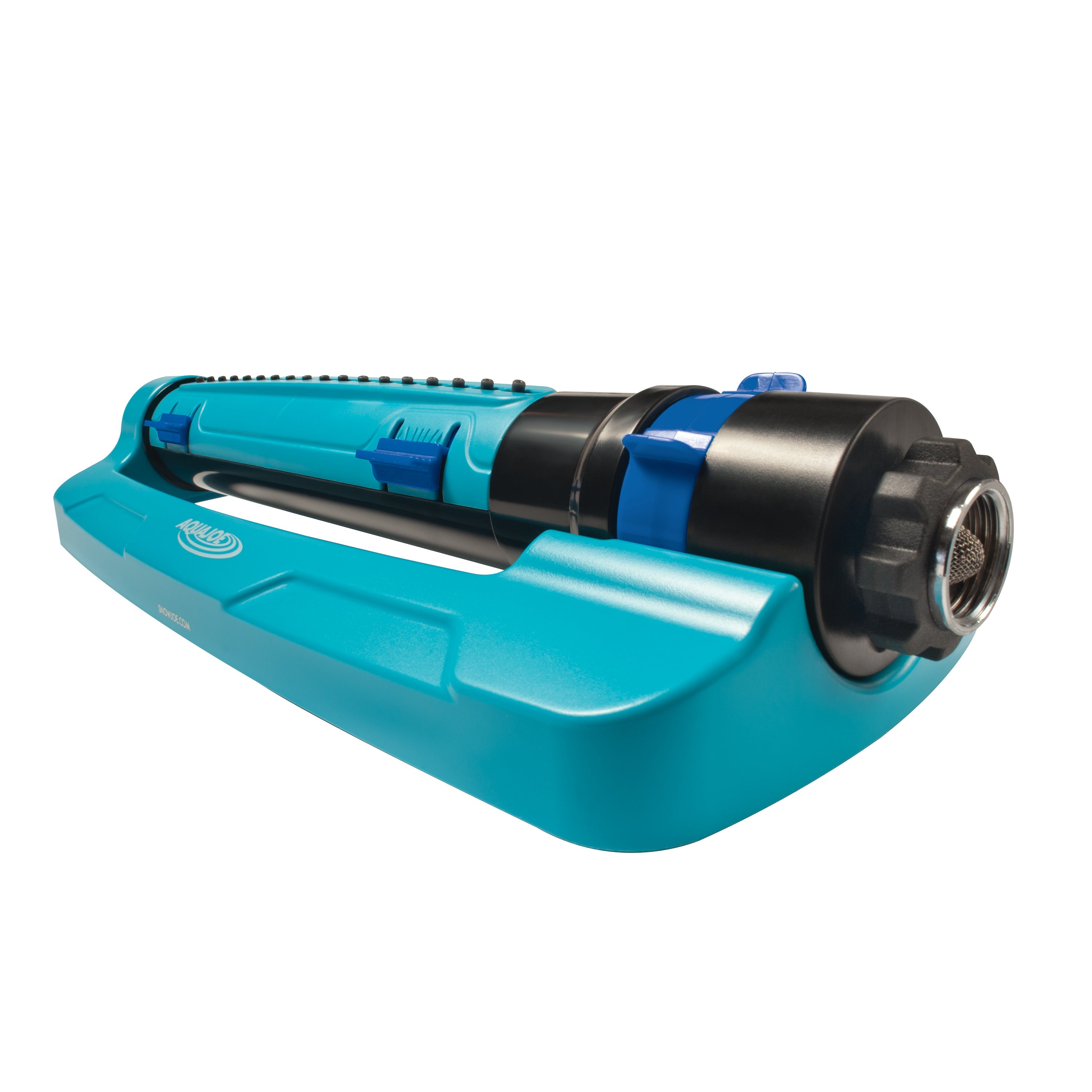 Aqua Joe SJI-TLS18 Turbo Oscillating Lawn Sprinkler | 3-Way Oscillation | Range/Width/Flow Control | 4500 sq ft Max Coverage