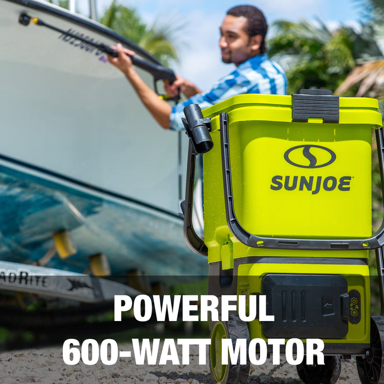 Powerful 600 watt motor.