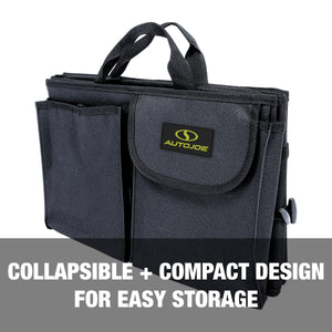 Collapsible design for easy storage.