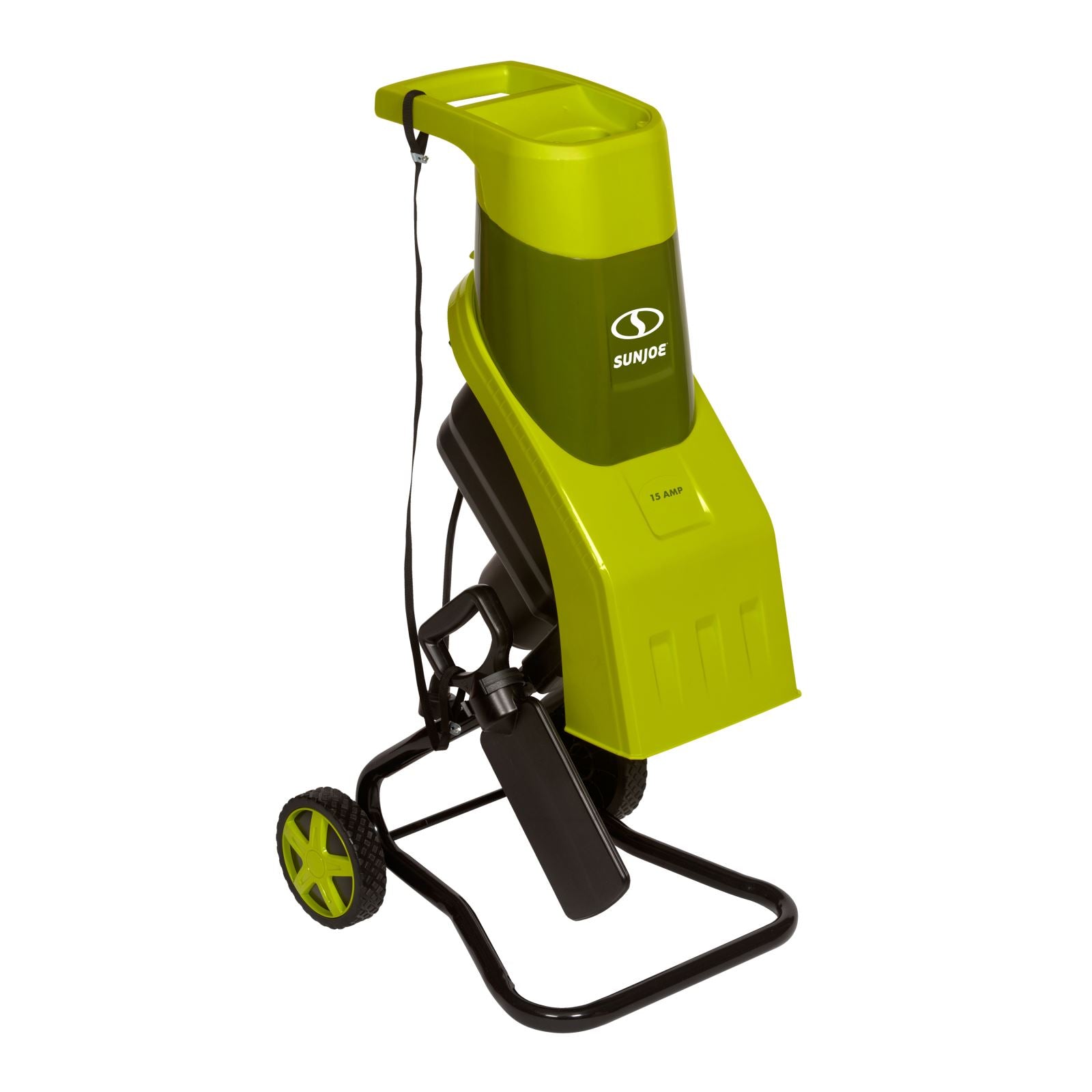 Sun Joe CJ602E Electric Wood Chipper | 17:1 Reduction | 15-Amp | 1.57-inch Max Cutting Diameter