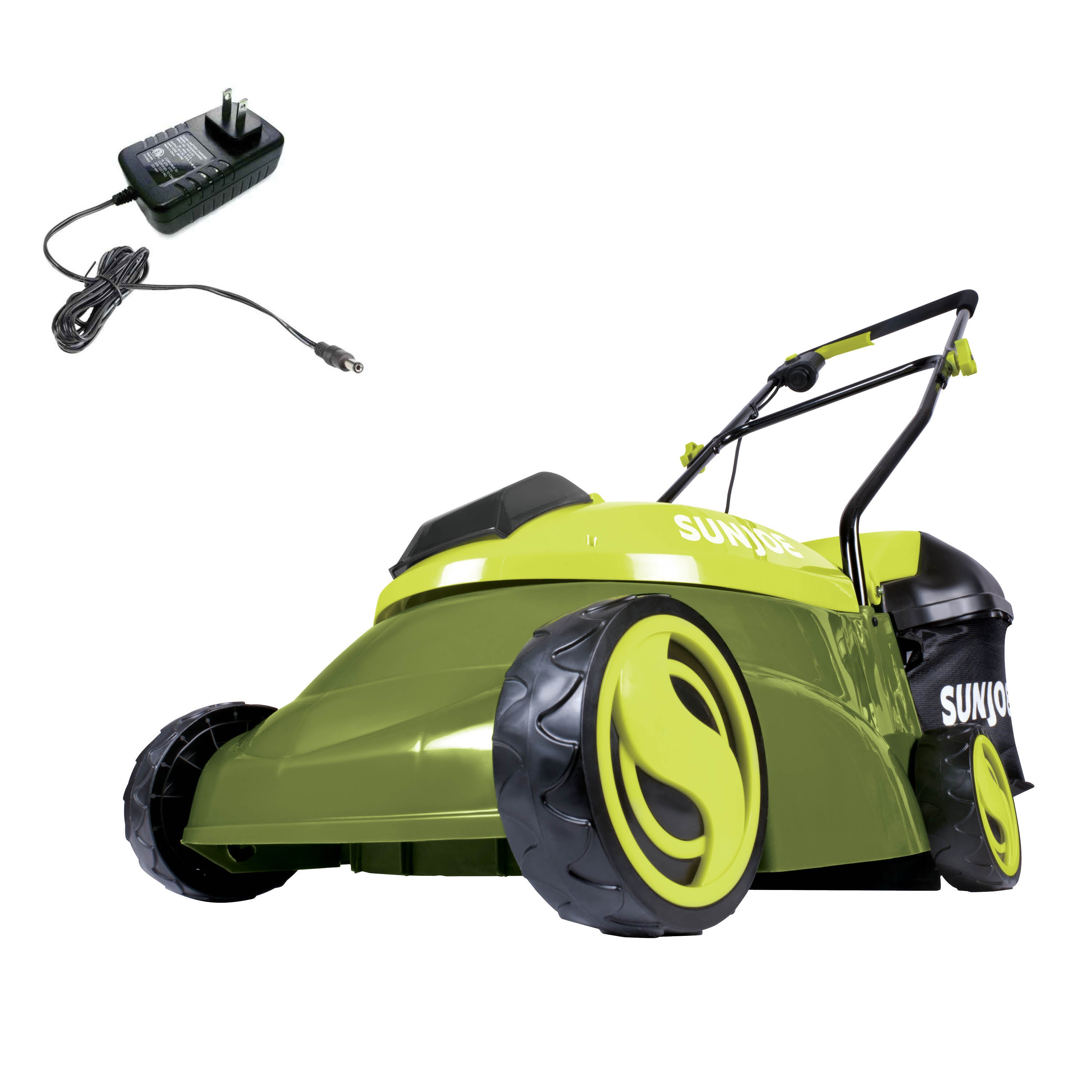 Sun Joe MJ401C 28-Volt Cordless Walk-Behind Push Lawn Mower | 14-inch | 3-Position Height Adjustment