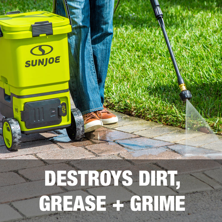 Destroys dirt, grease, and grime.