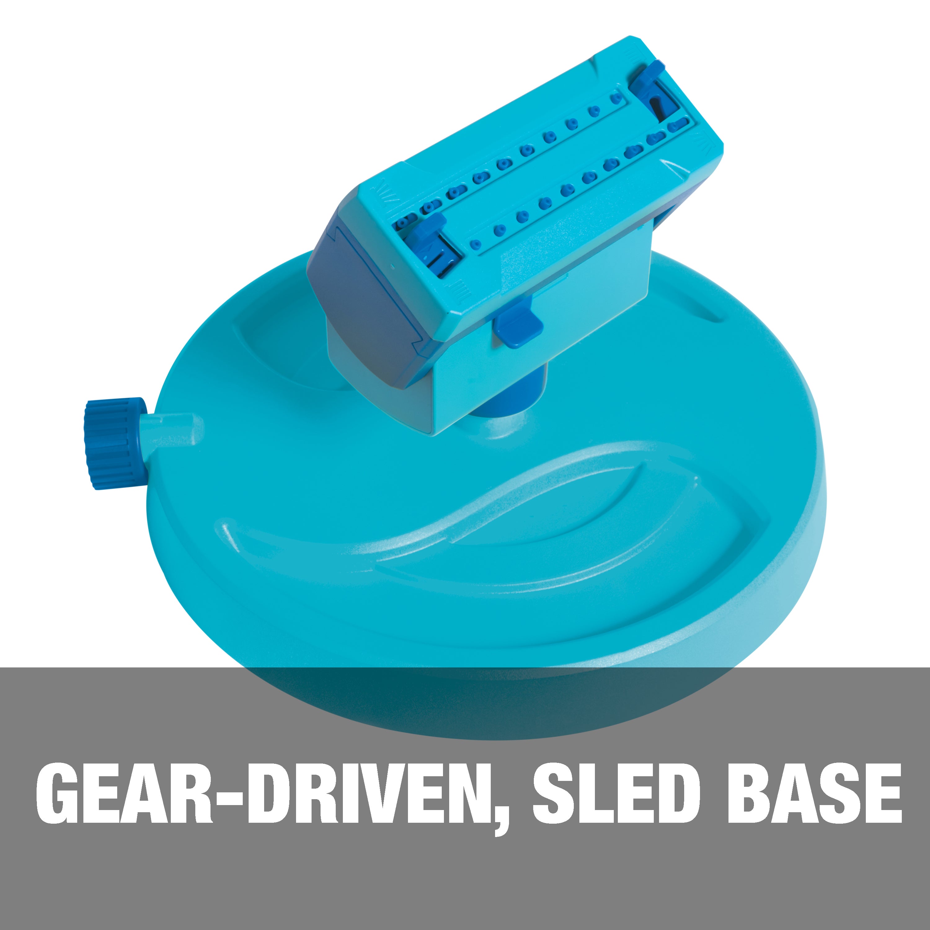 Gear-Driven, sled base.