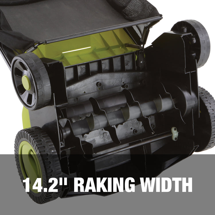 14.2-inch raking width.