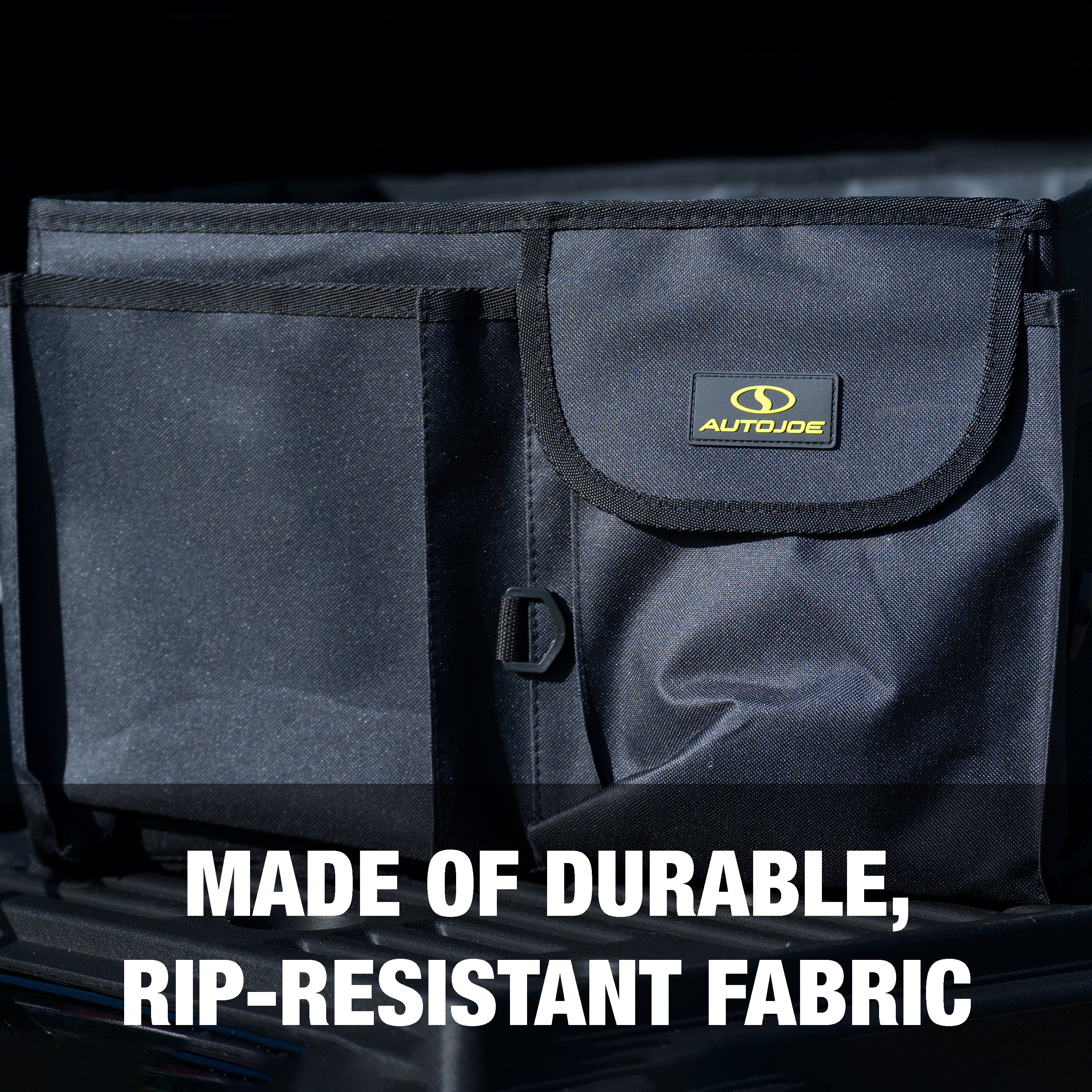 Made of durable, rip-resistant fabric.