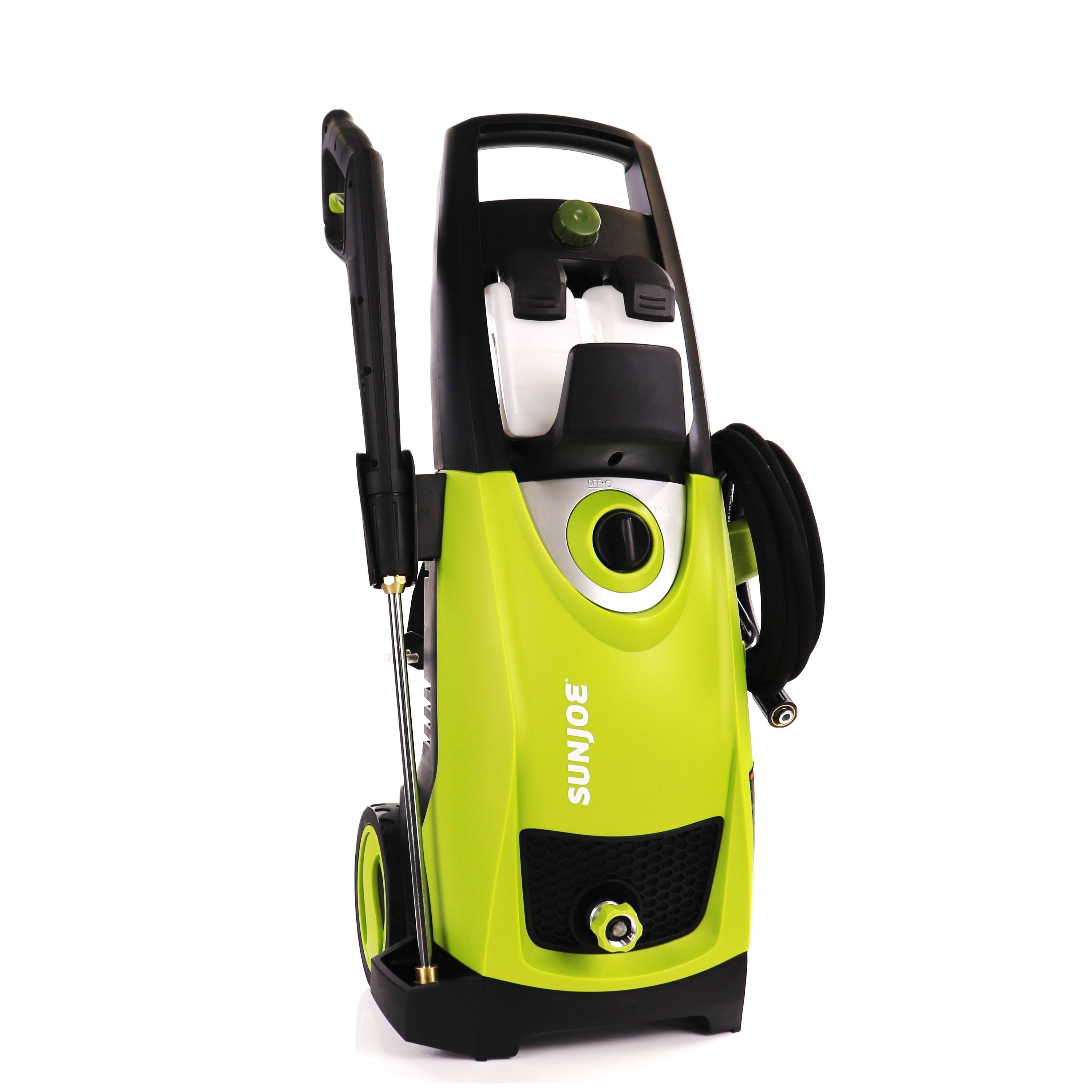 Angled view of the Sun Joe 14.5-amp 2030 PSI Electric Pressure Washer.