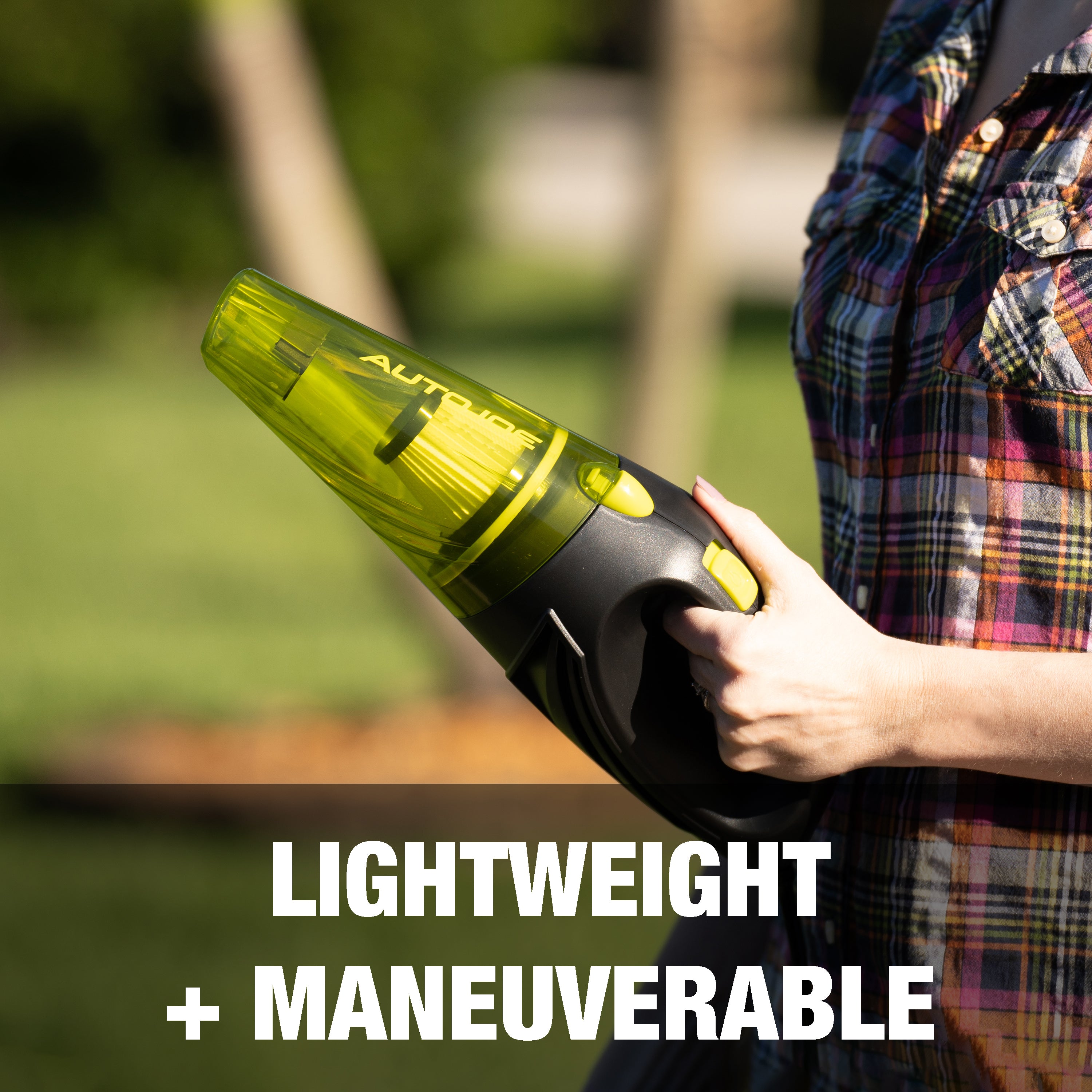 Lightweight and maneuverable.