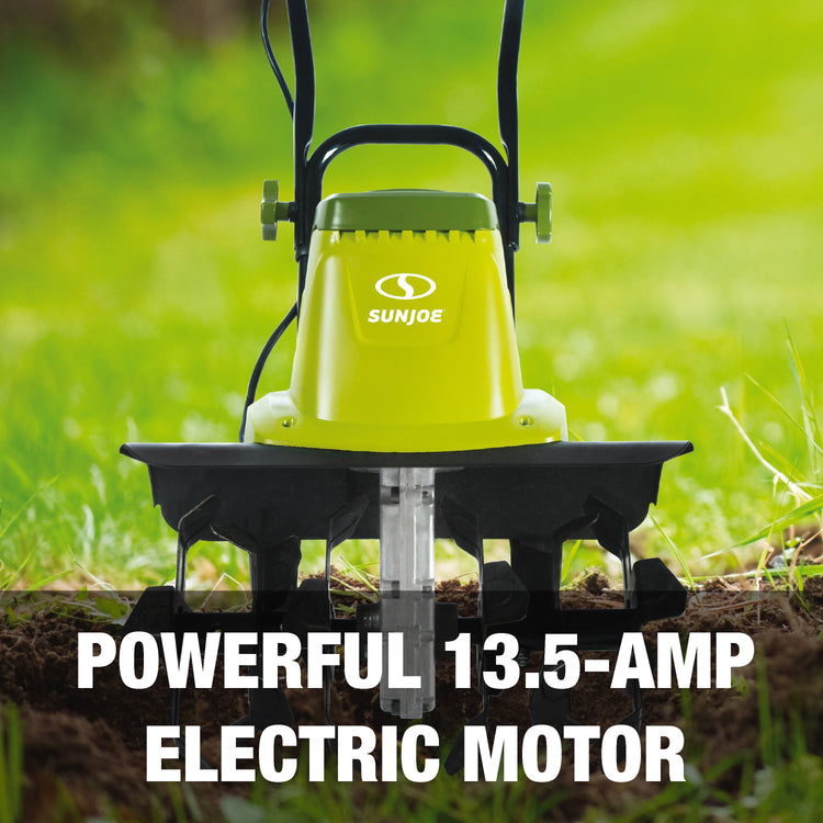 Powerful 13.5-amp electric motor.